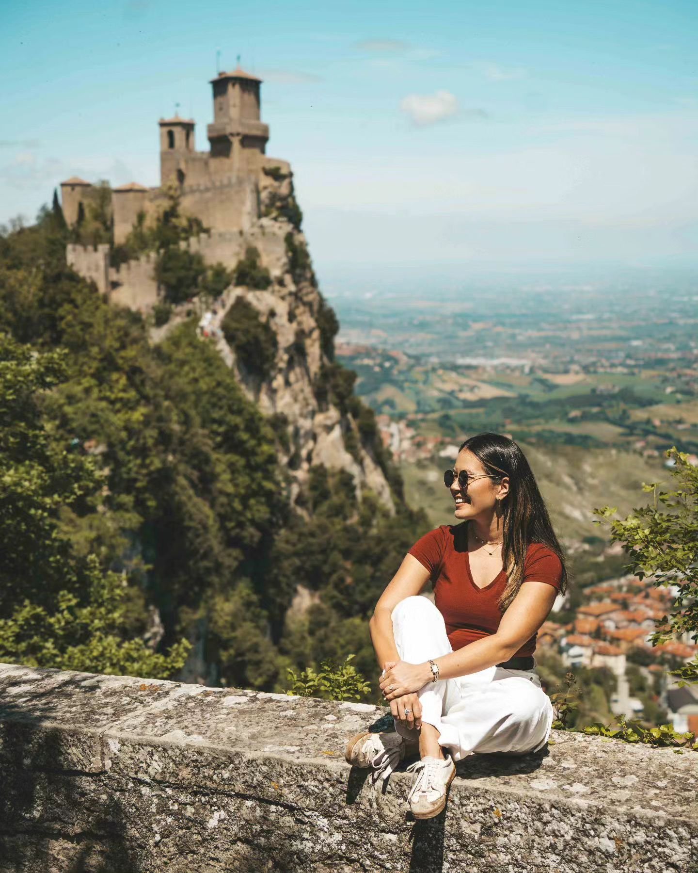 SAN MARINO 🇸🇲 This microstate was actually my 81st country but I'm back! My first visit was in October 2021, and being completely honest it was rather quick (it's the fifth smallest country in the world at 61 sq km / 23 square miles so you can see 