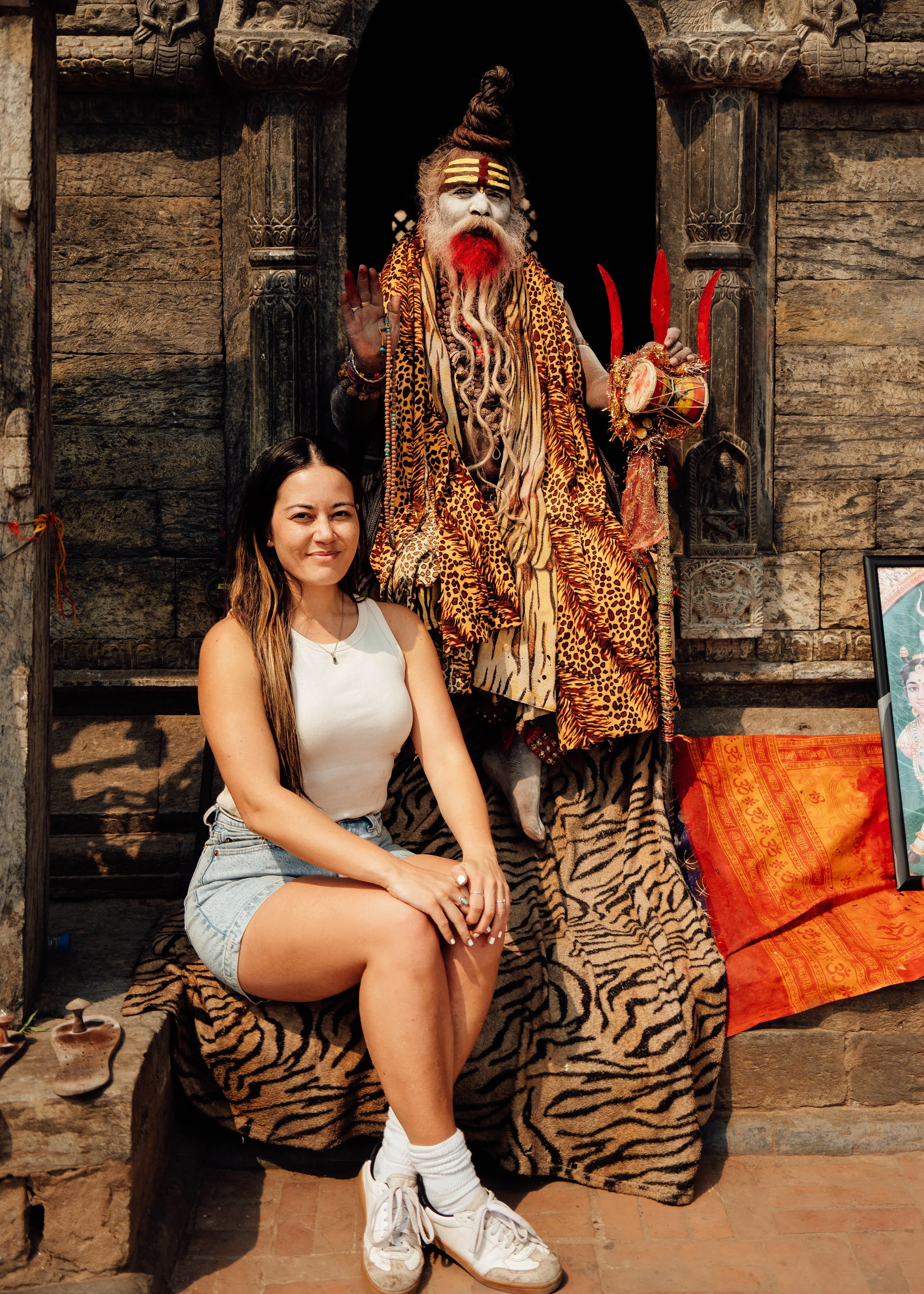hindu sadhu at Pashupatinath Temple