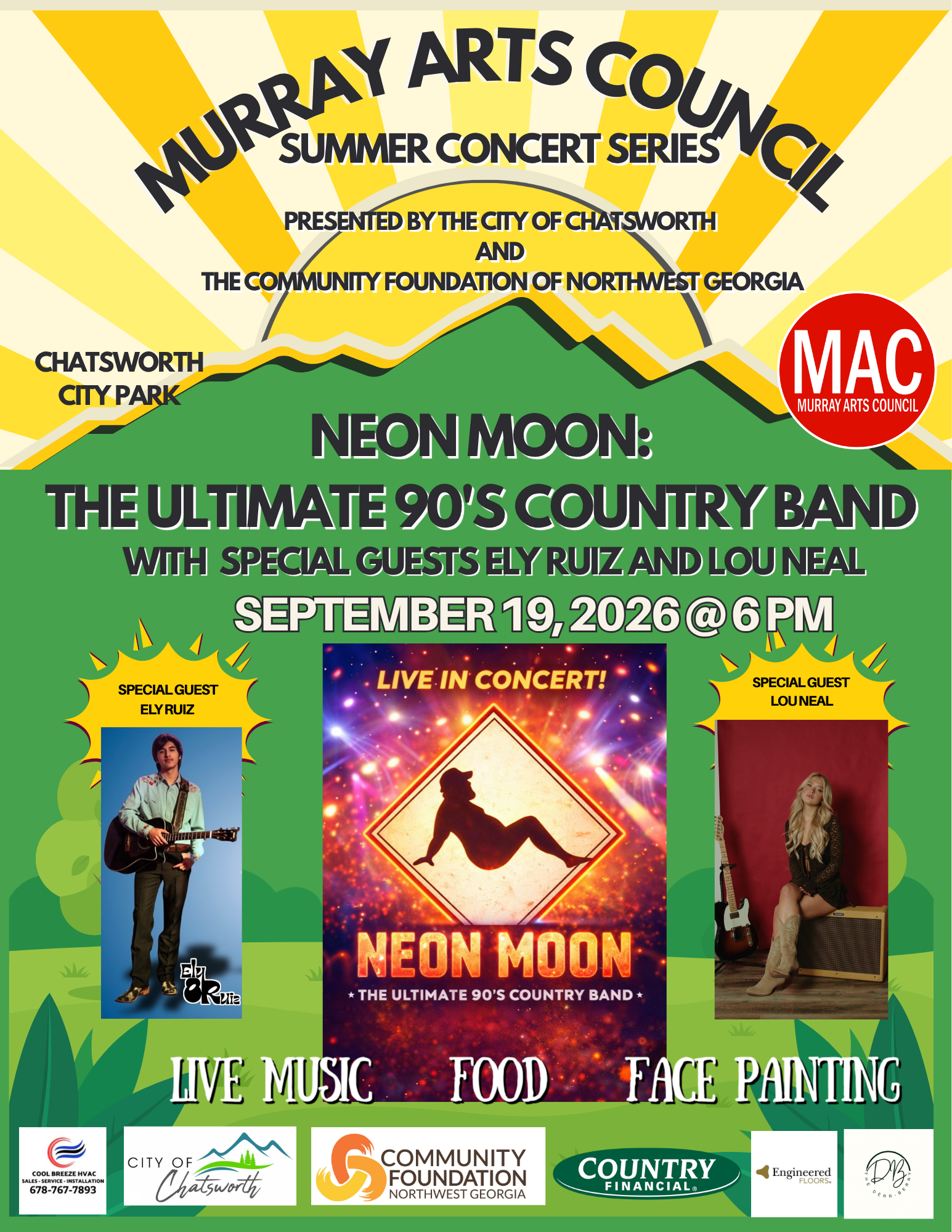 Summer Concert Series Finale September 19