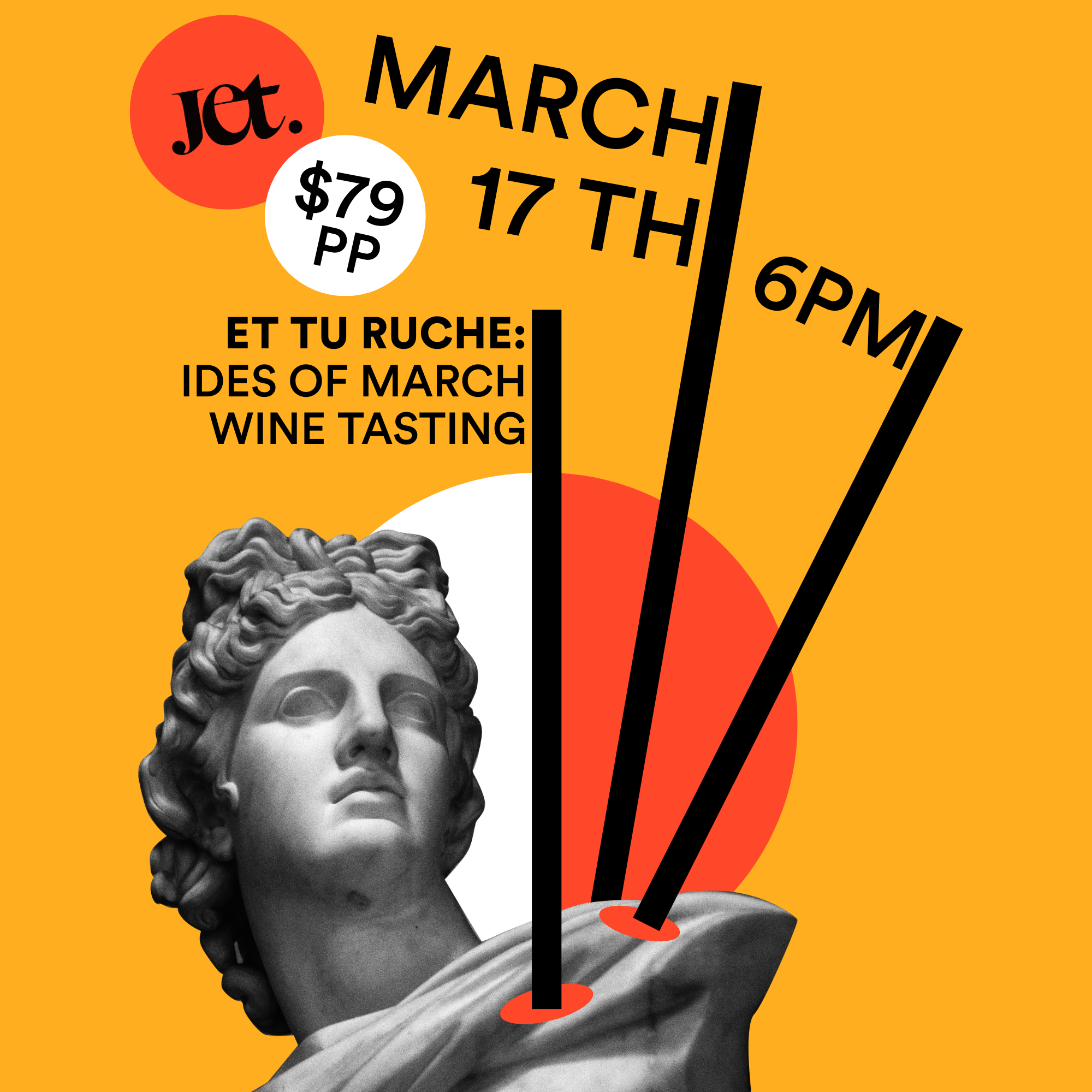 3/17/26 Et tu Ruche: An Ides of March Wine Tasting (Session 1)