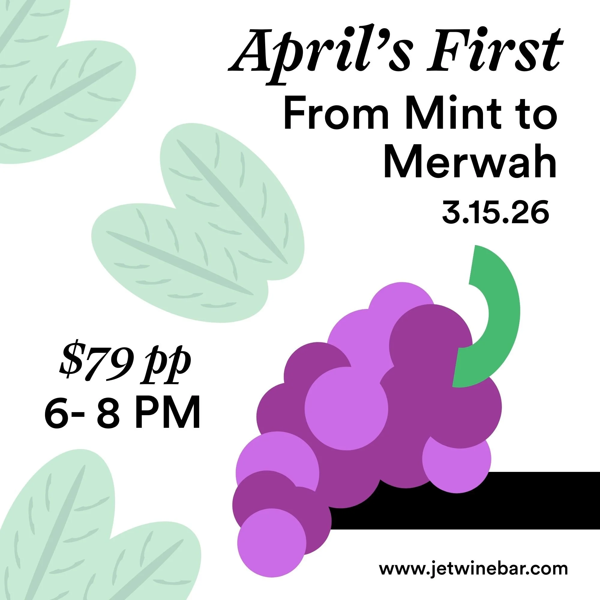 April’s 1sts - From Mint to Merwah: A Philly Firsts Wine Tasting