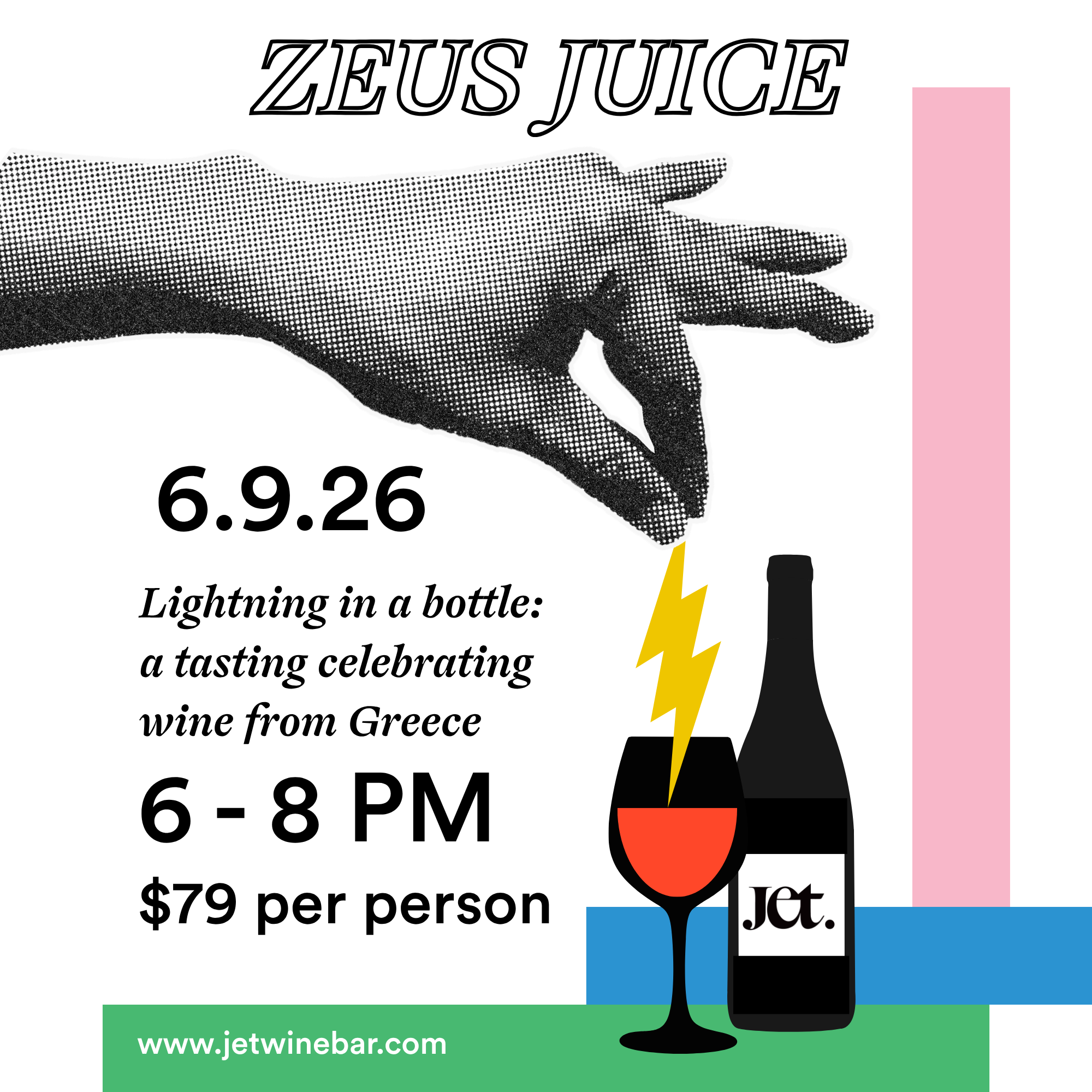 ZEUS JUICE - Lightning in a bottle: a tasting celebrating wine from Greece (Session 1)