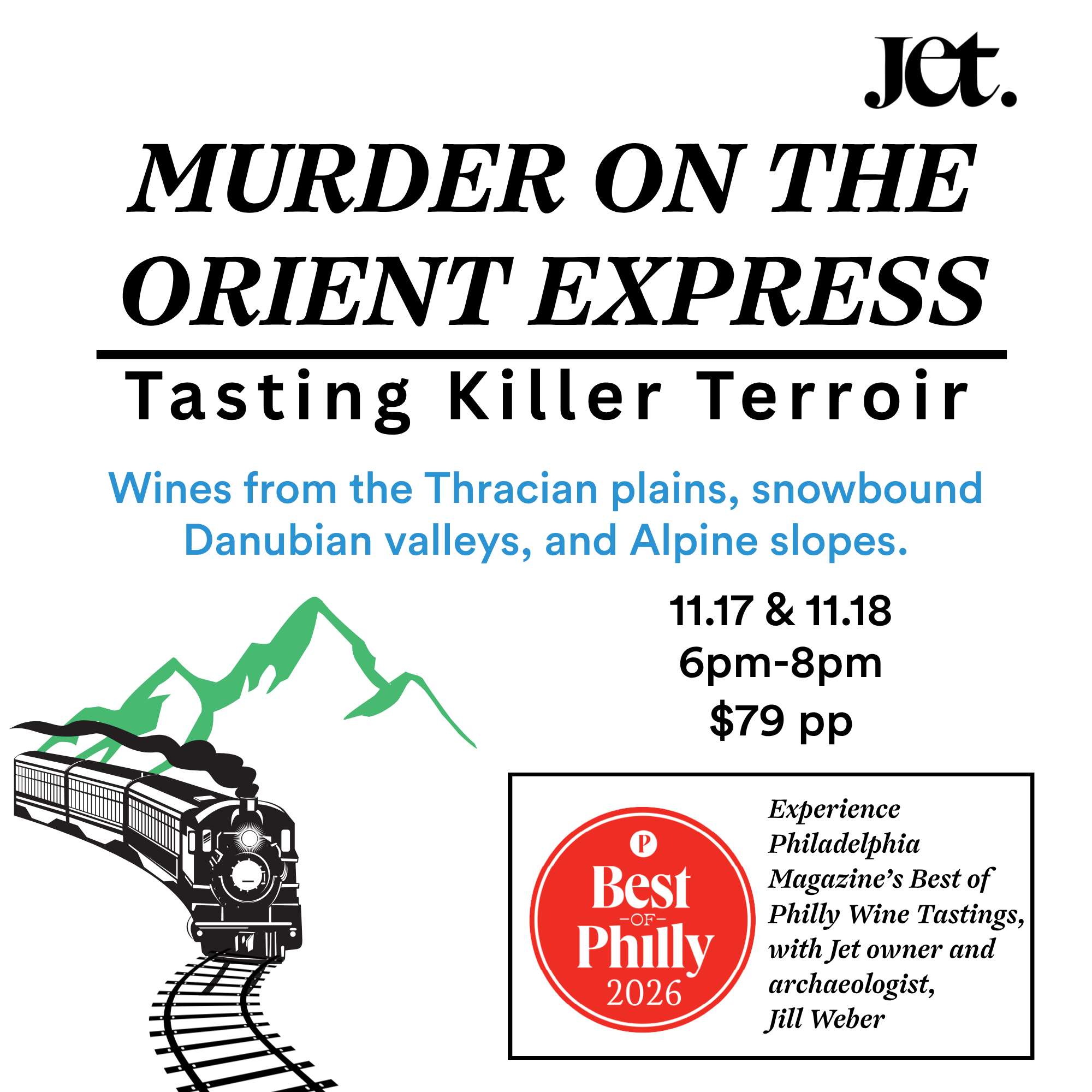 11/17/26 Murder on the Orient Express: killer terroir