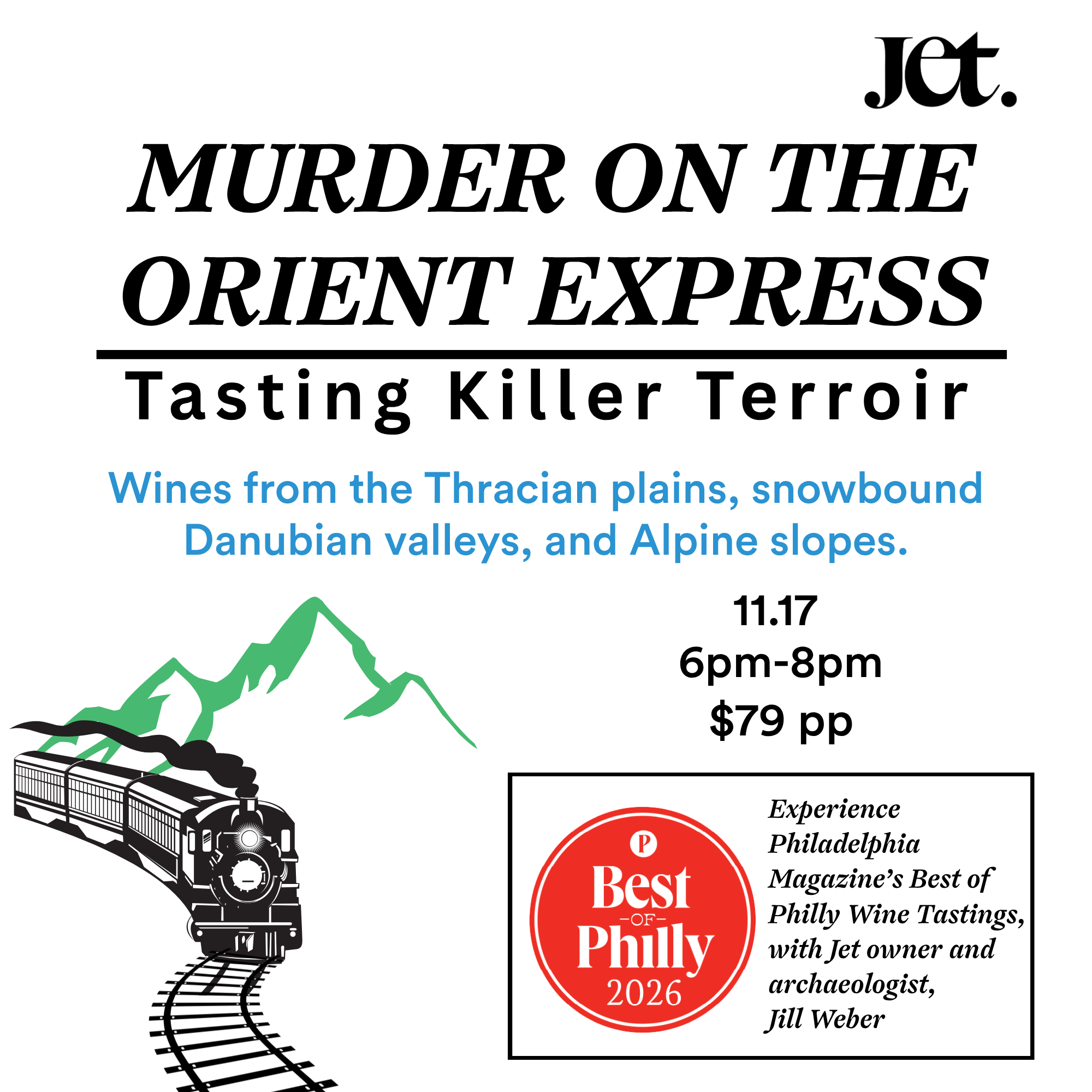 11/17/26 Murder on the Orient Express: killer terroir