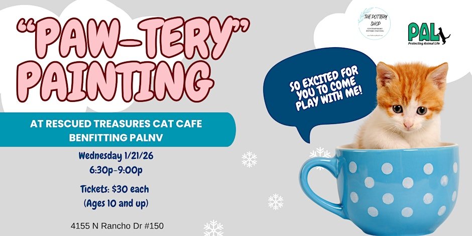 Paw-terry Painting with The Pottery Shop 