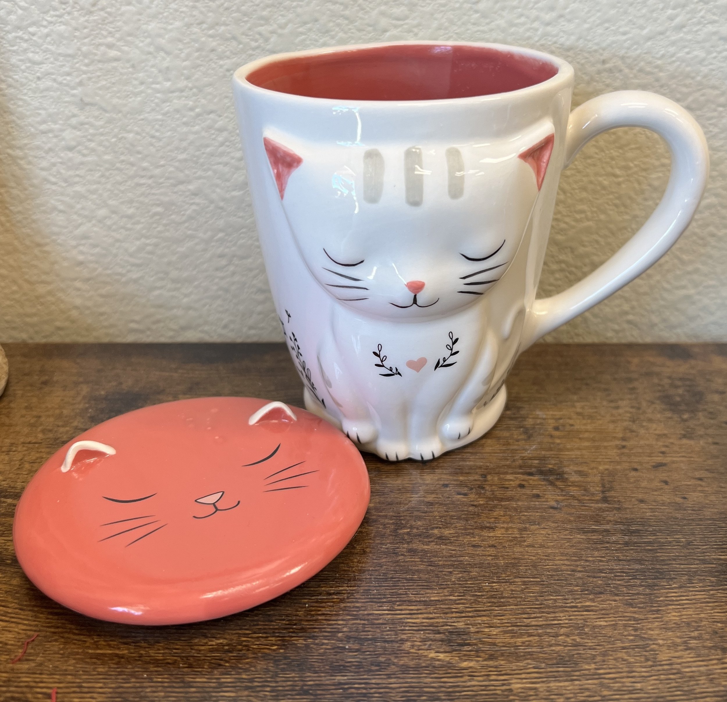Cat Coffee Mug with Lid