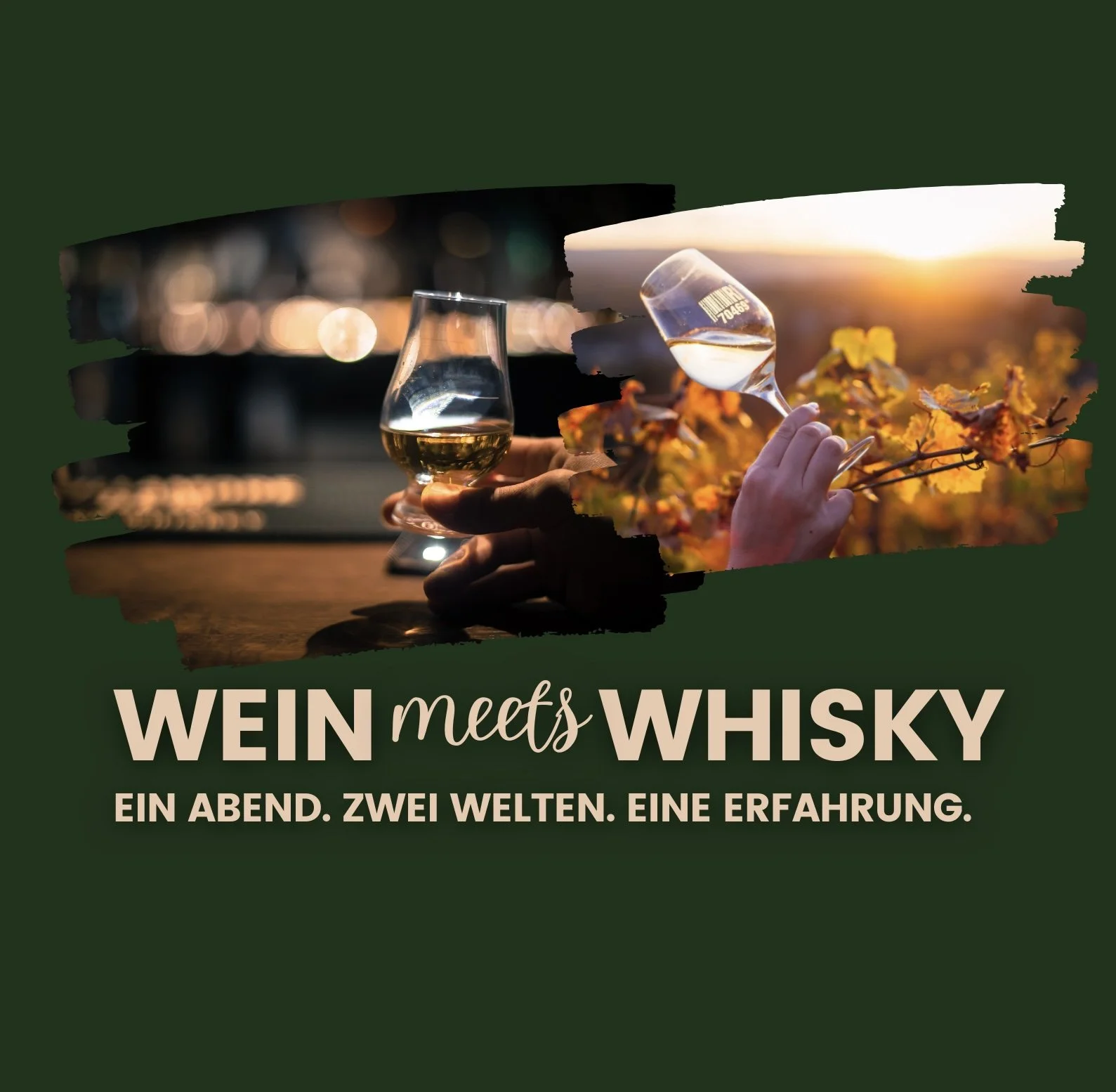 Wein meets Whisky am donnerstag, 16. april 2026 von 19 - 22 Uhr