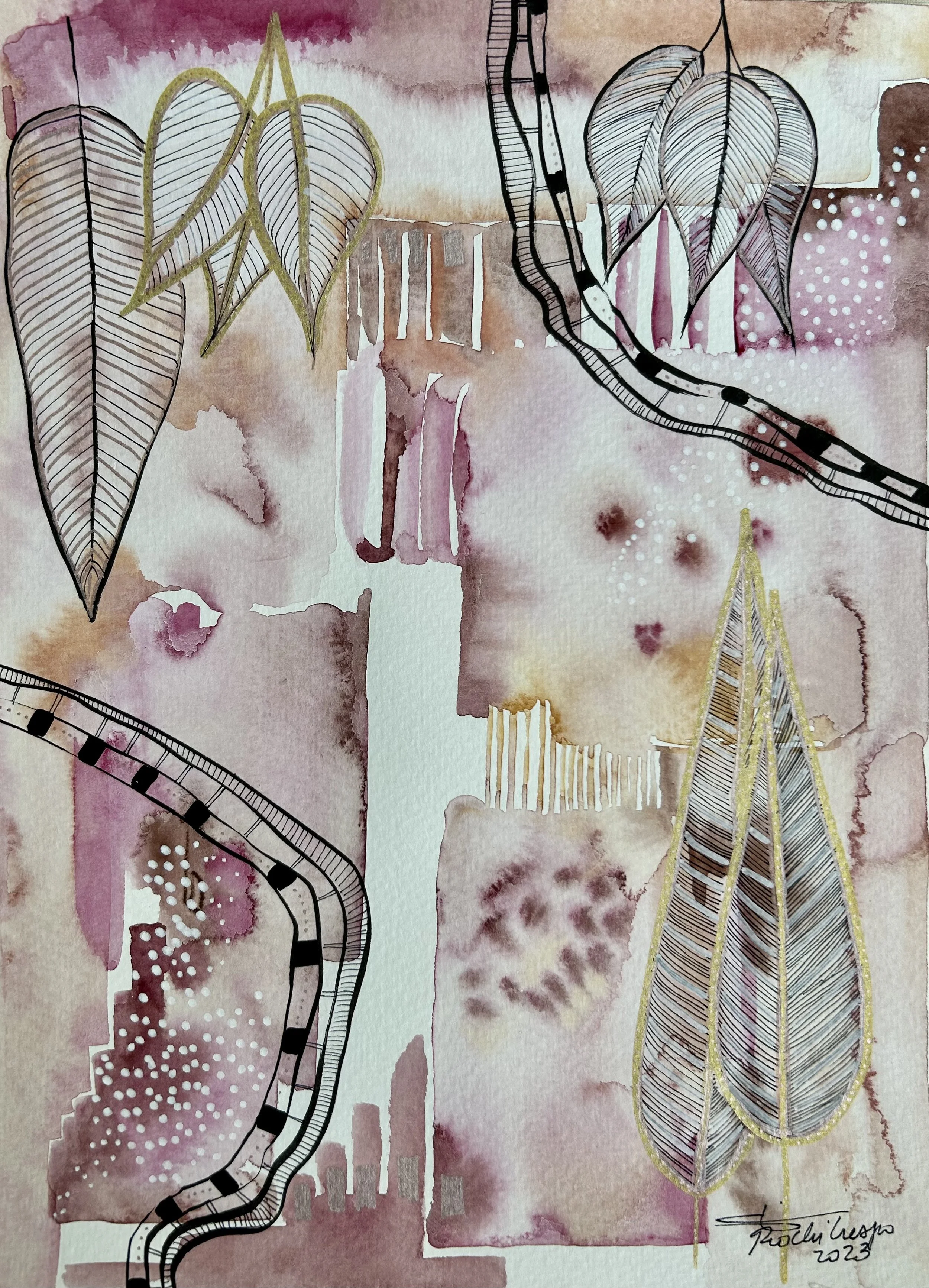 Otoño IV - 9” x 12” - 216 usd