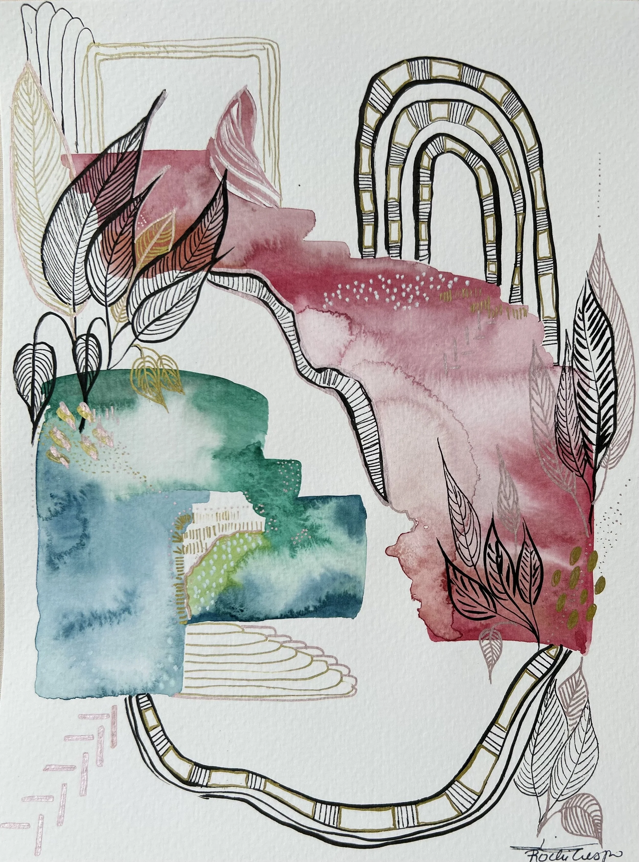 Primavera III  - 9” x 12” - 216 usd