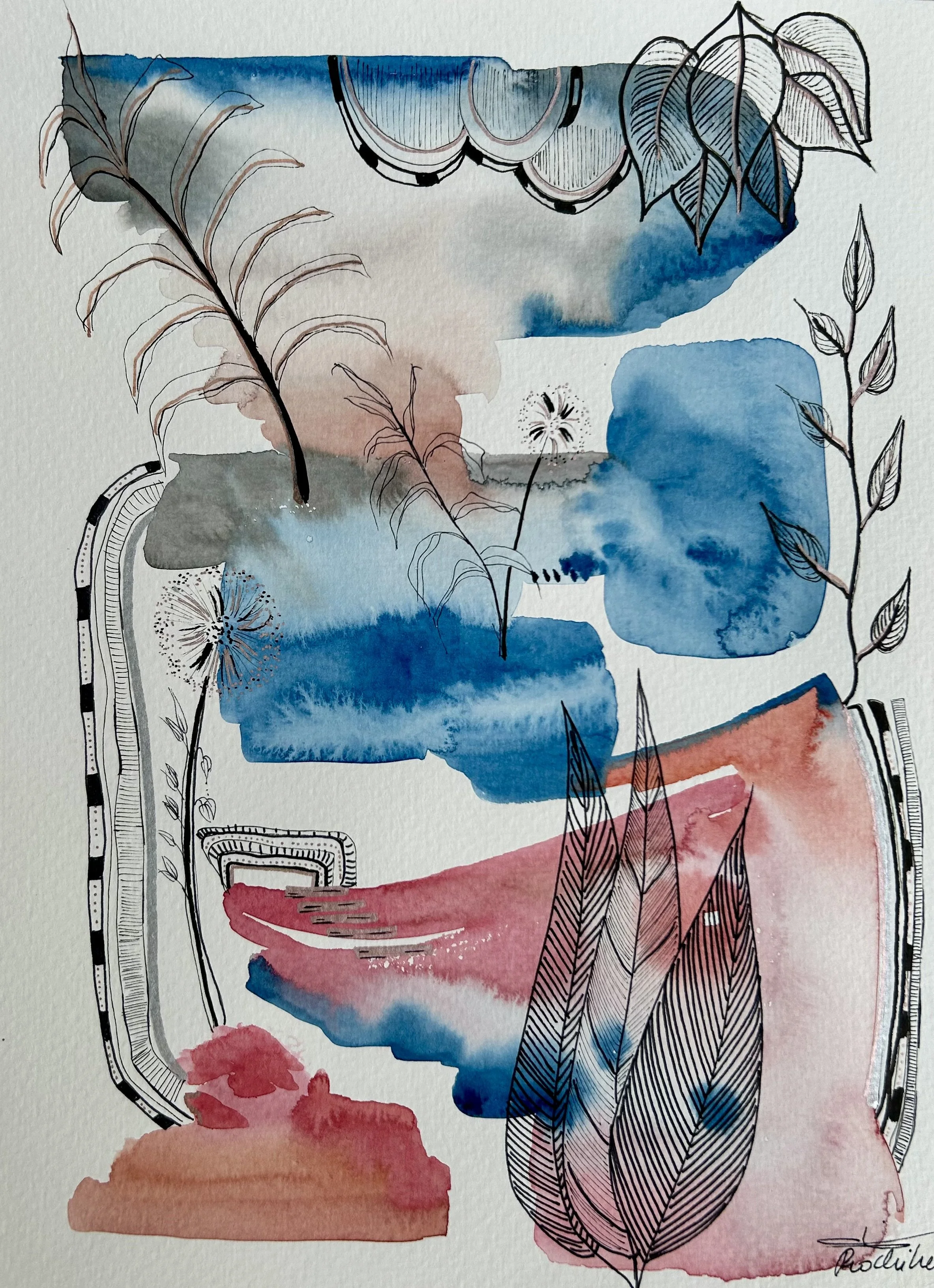 Verano III  - 9” x 12” - 216 usd