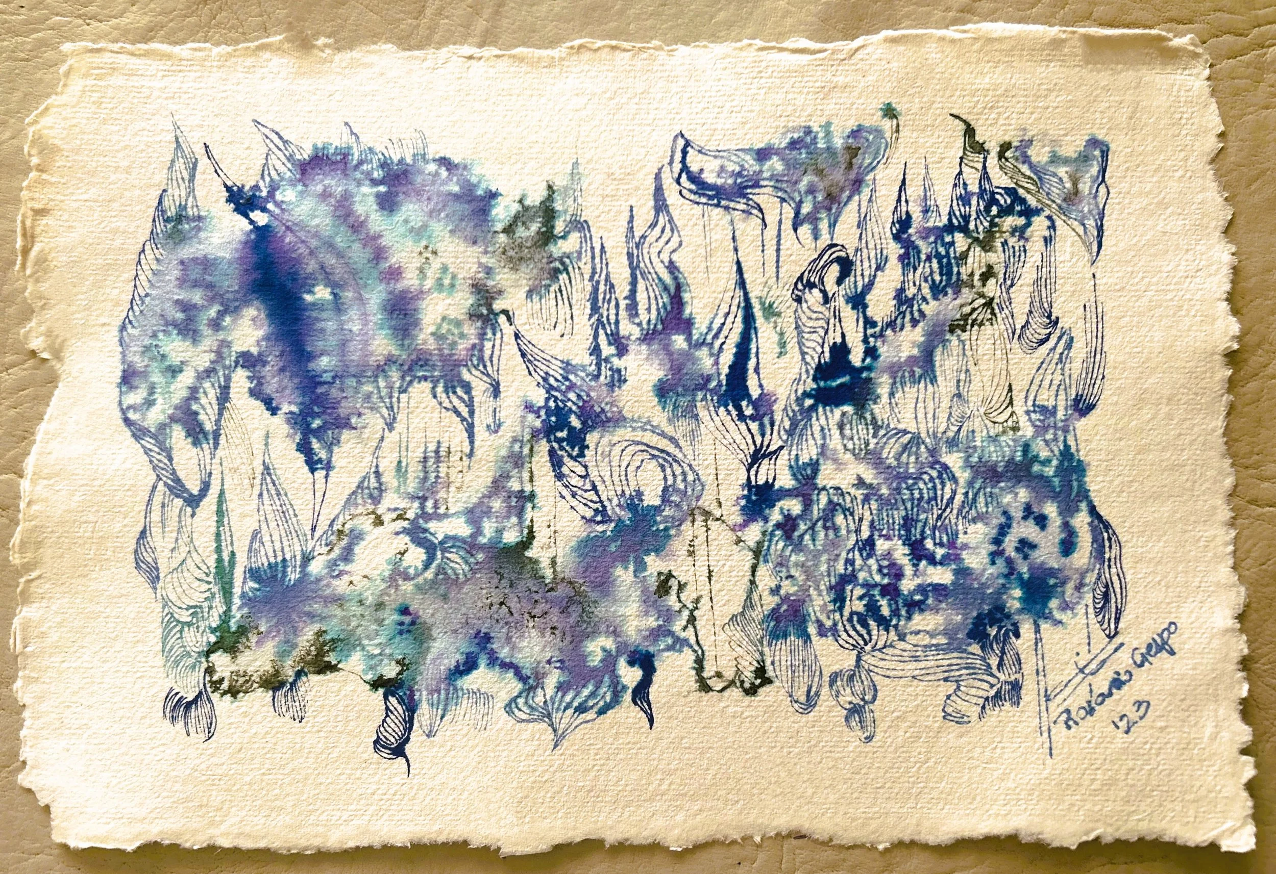 In Deep IV - 7.5” x 11.5”. - 129usd