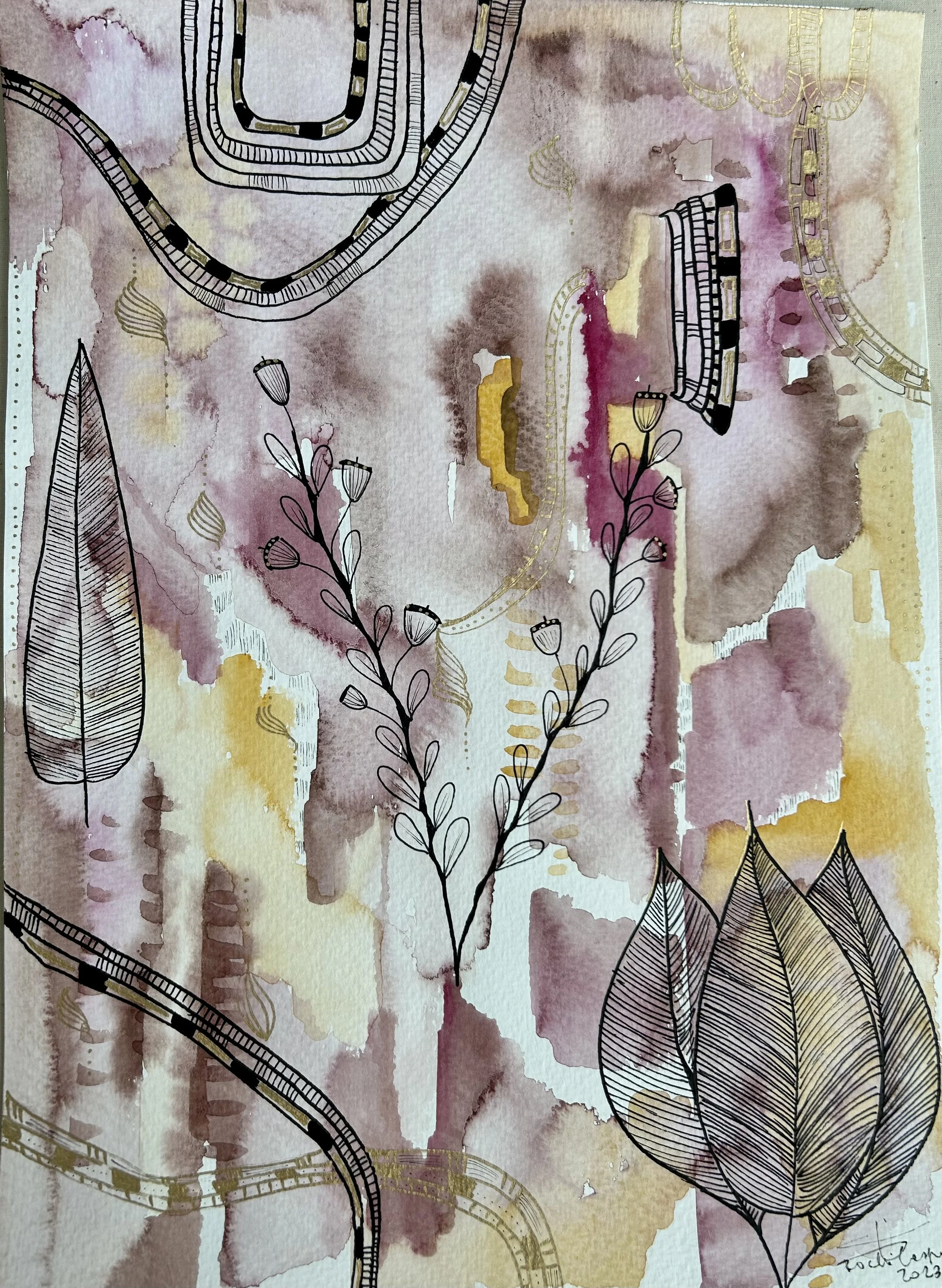 Otoño E - 11” x 15” - 330usd