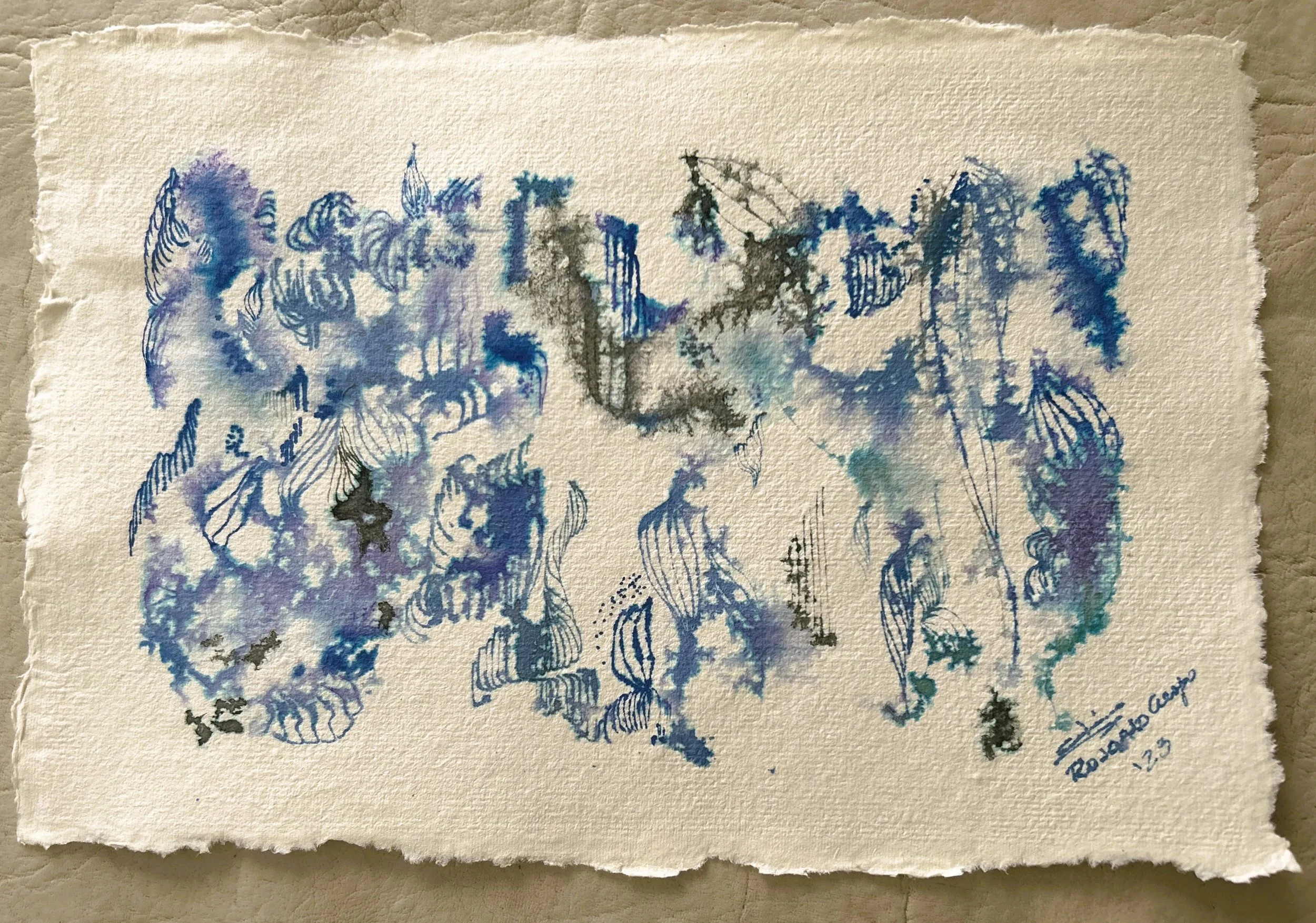 In Deep IX - 7.5” x 11.5”. - 129usd