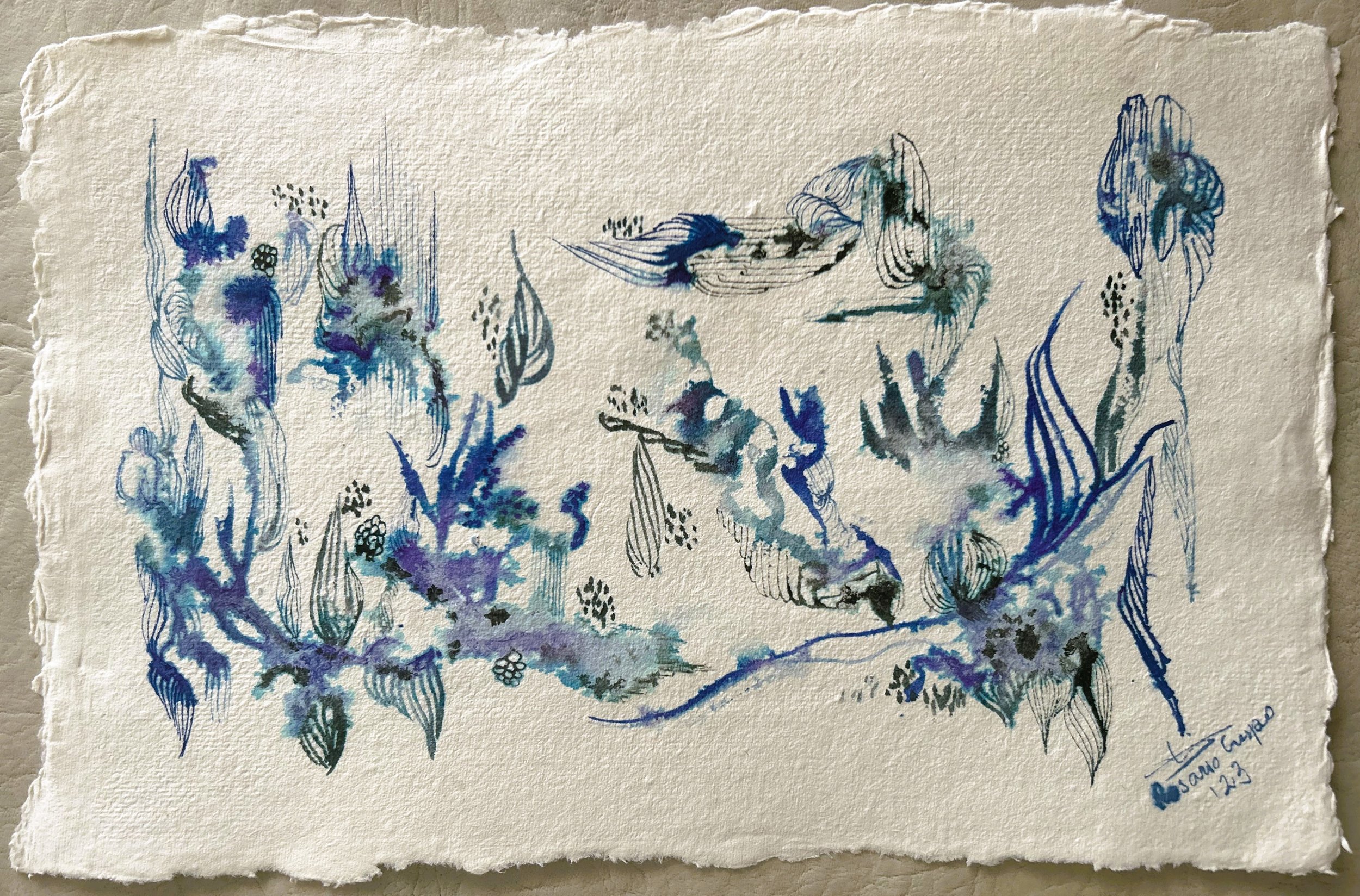 In Deep VIII - 7.5” x 11.5”. - 129usd