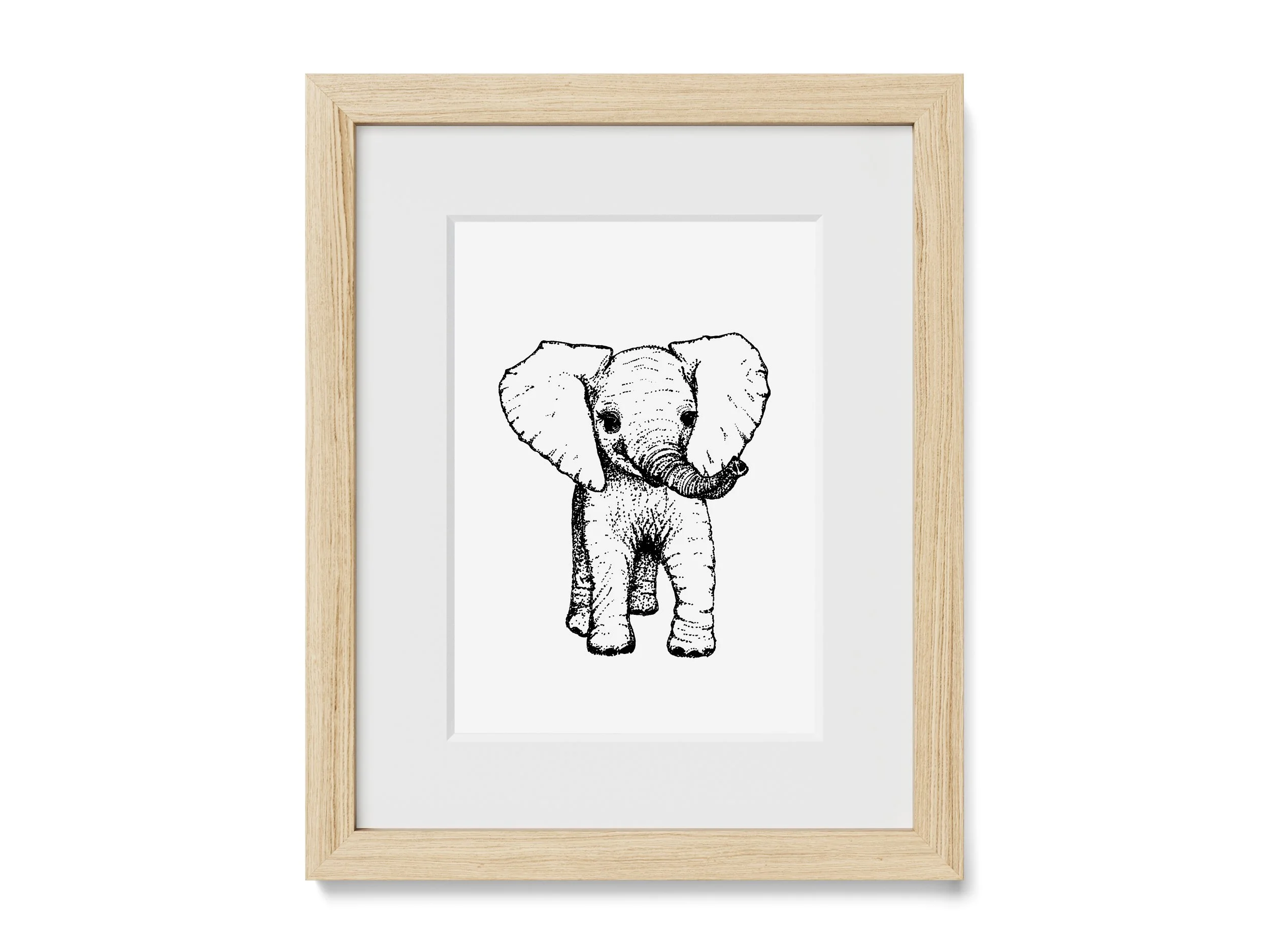 Baby Elephant Print