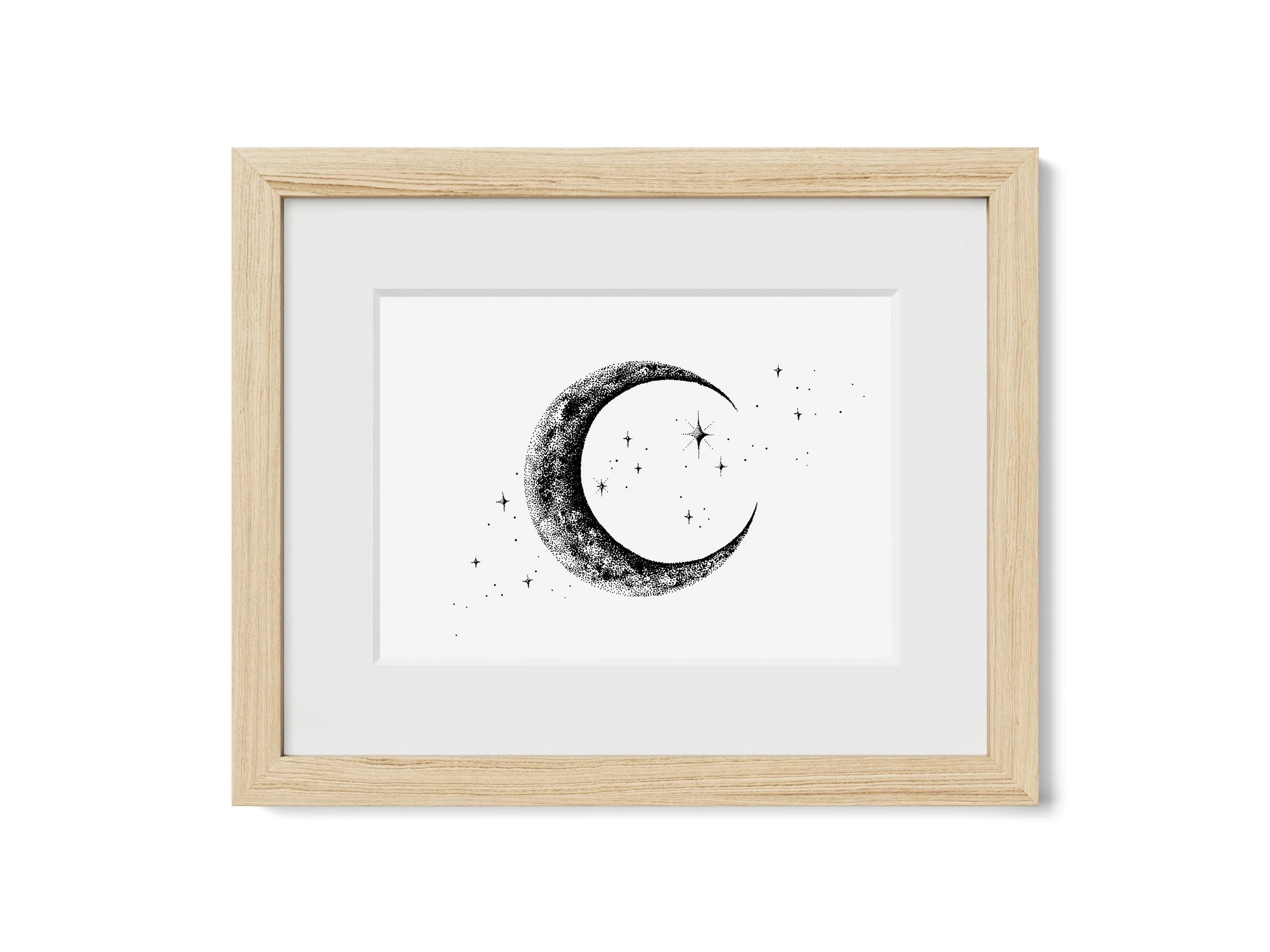 Moon & Stars Print