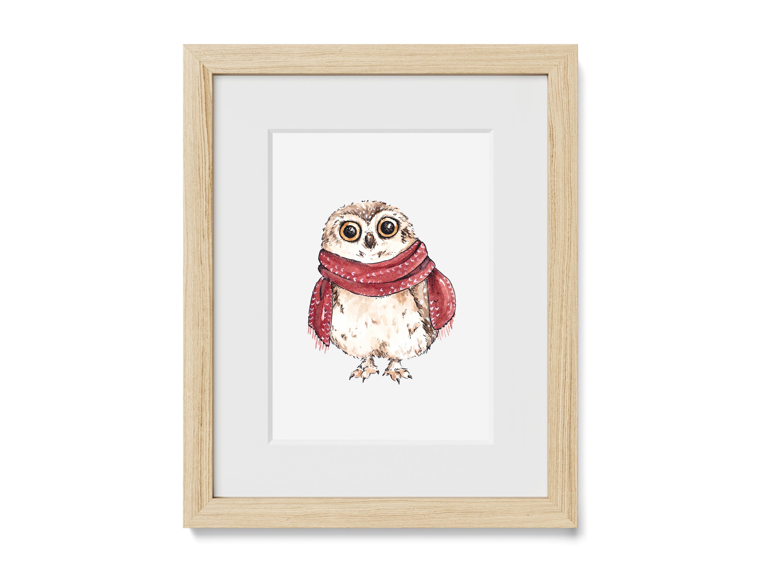 Cozy Owl Print
