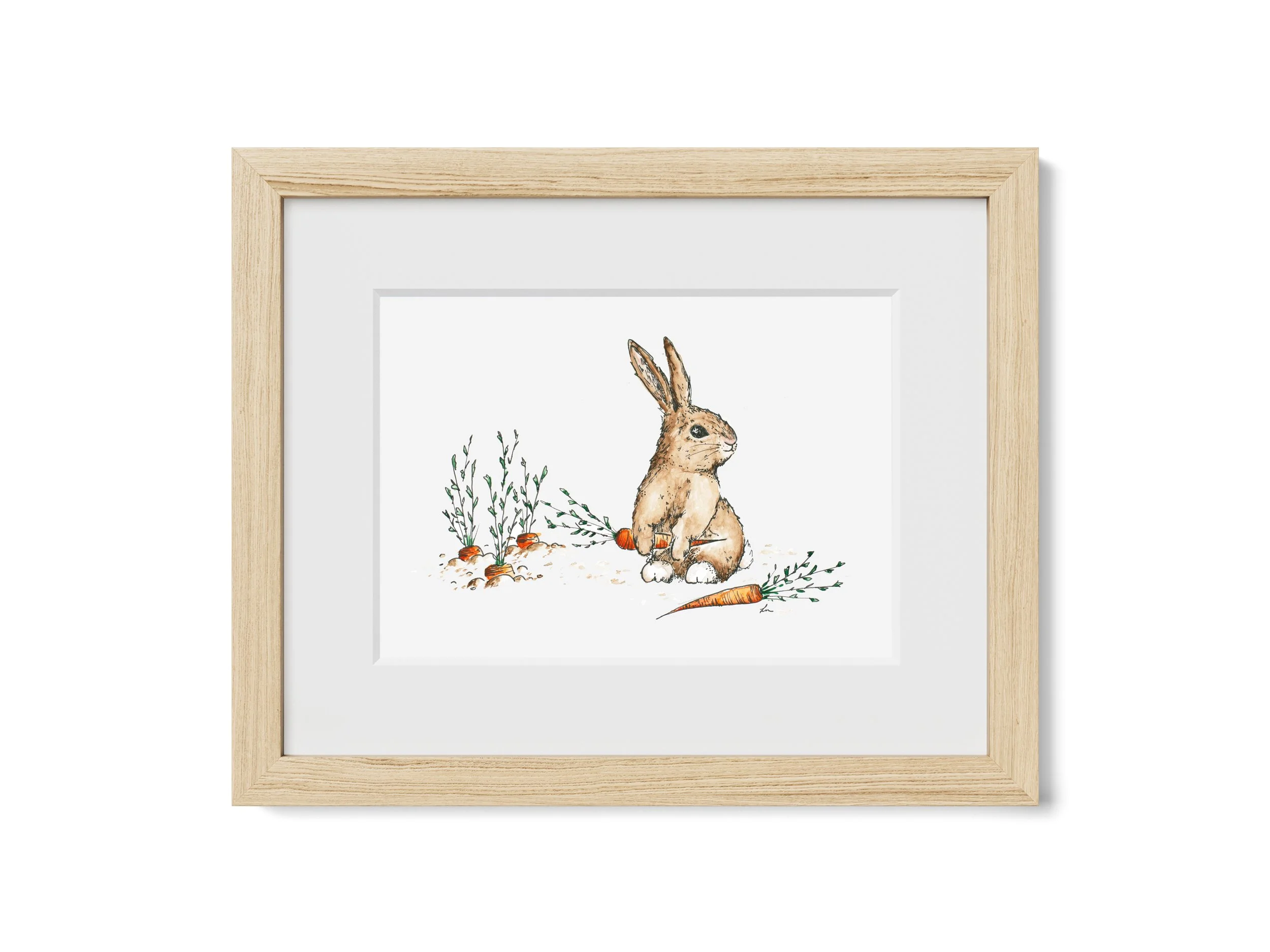 Garden Bunny Print