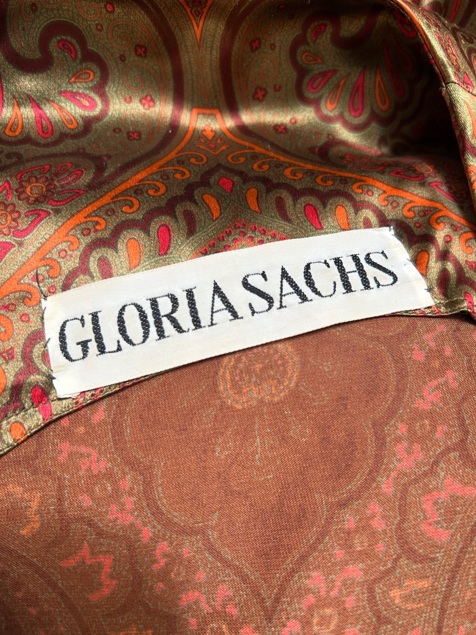 Gloria Sachs vintage label