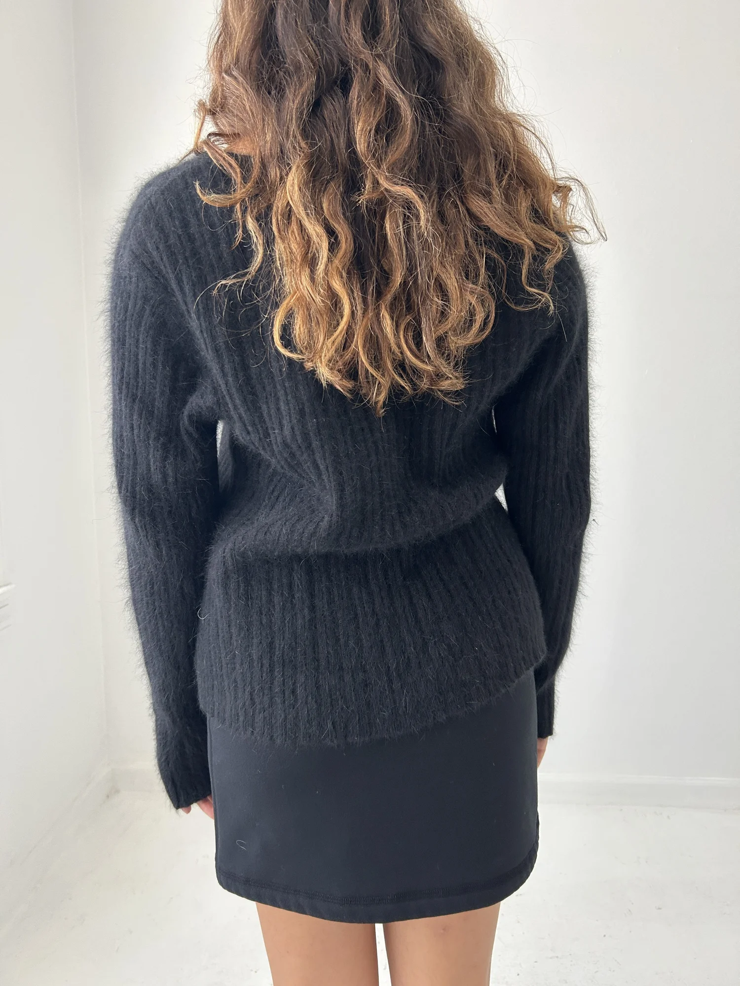 トップス #Hashtag angora half button cardigan black Angora cardigan — Horizons Vintage