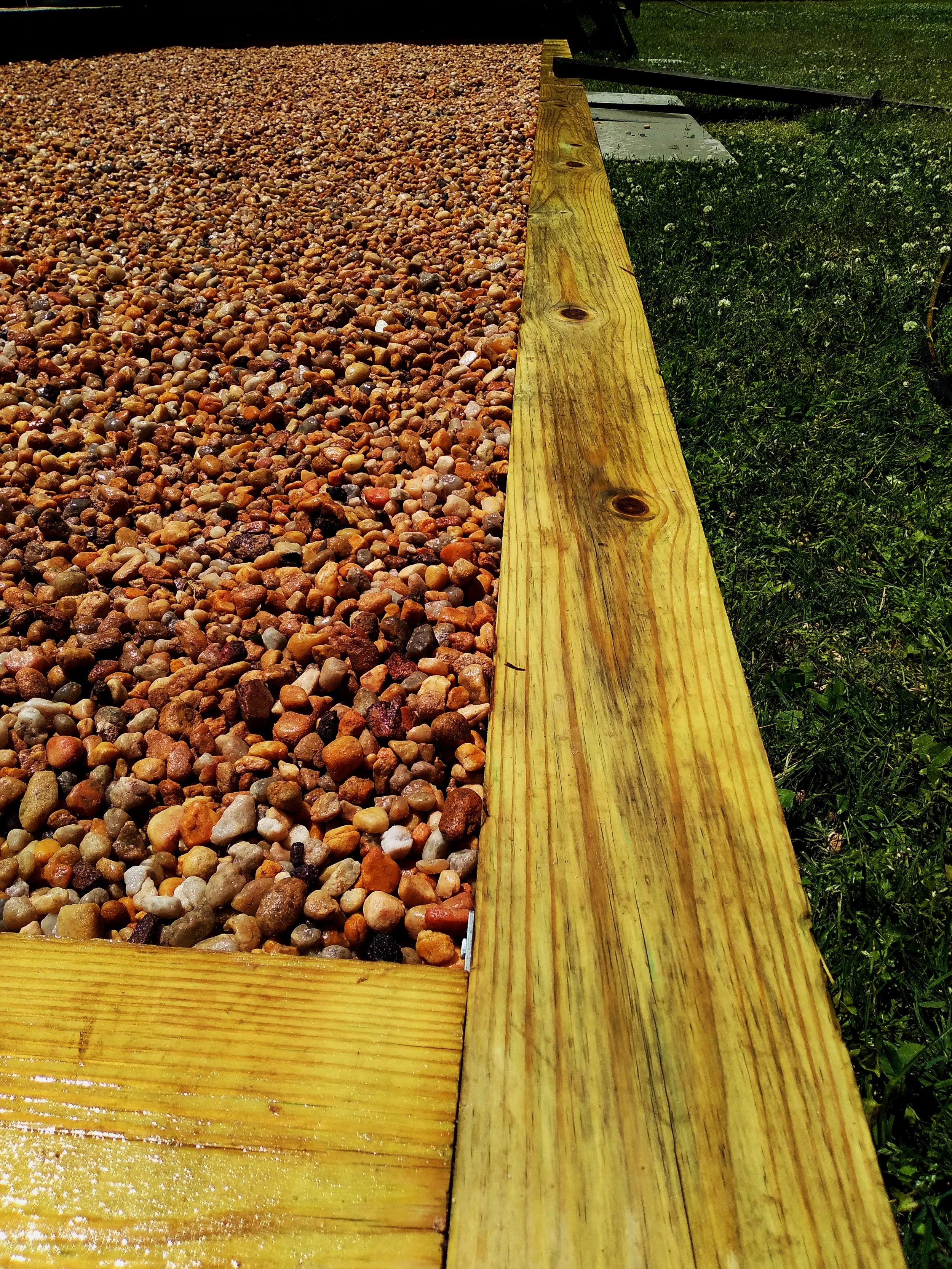 Stone walkways and natural aeras