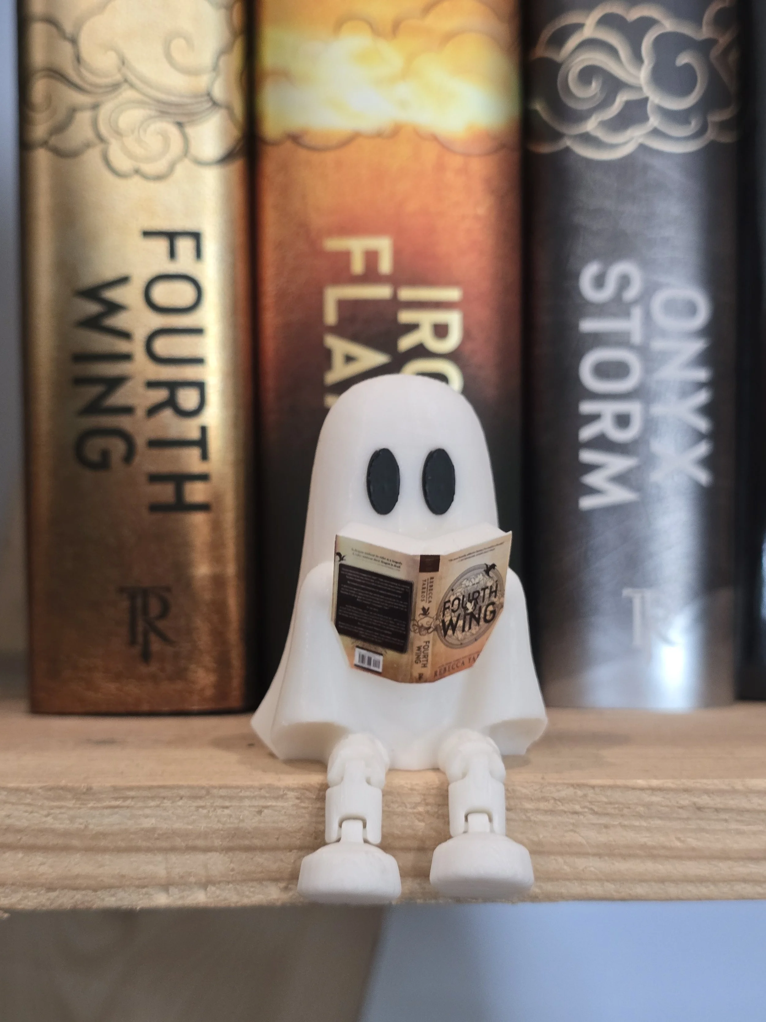 Reading Ghost Shelf Sitter