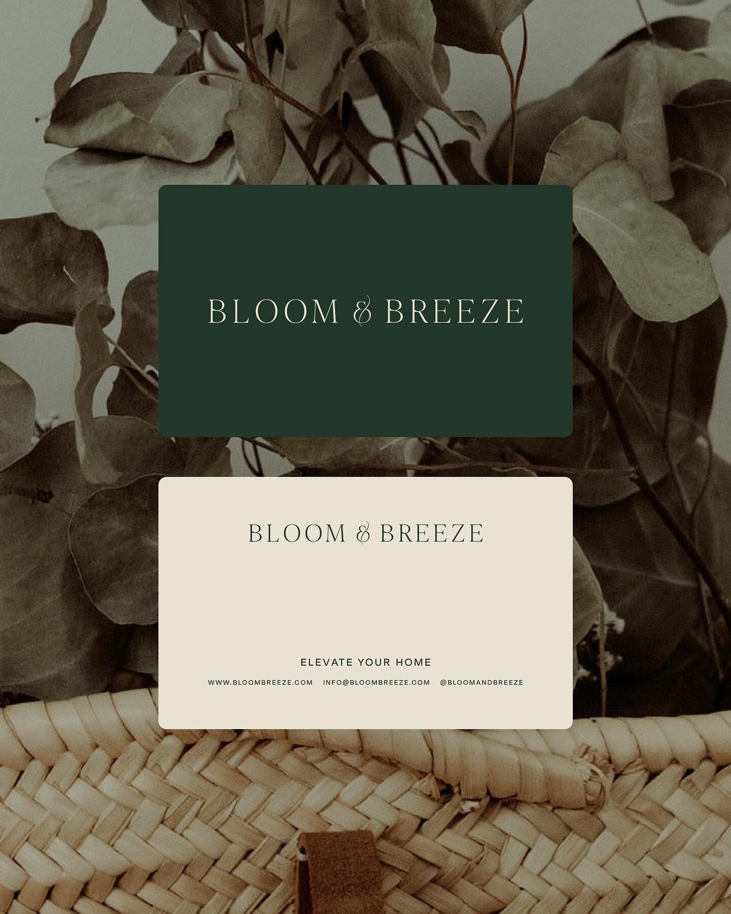 Introducing Bloom &amp; Breeze. I had a lot of fun crafting this brands new identity! Check it out ✨