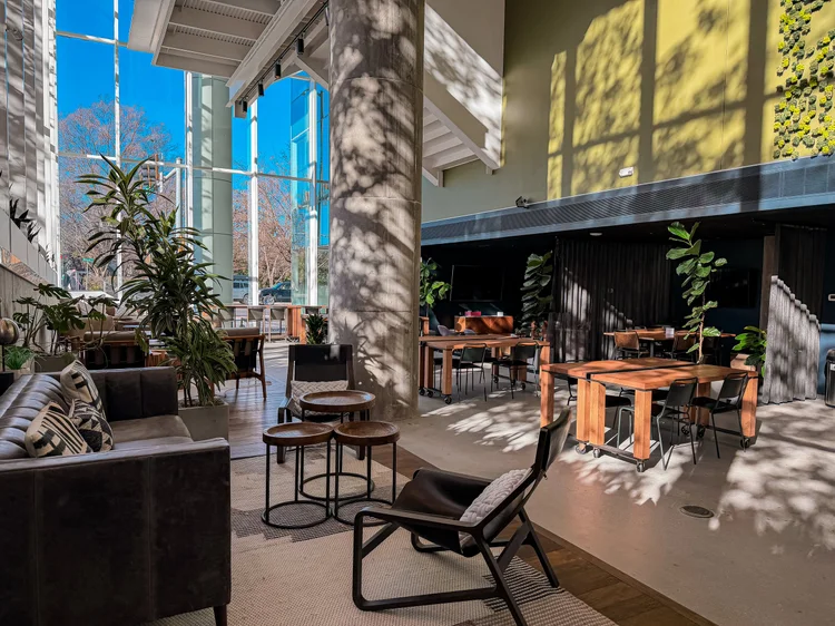 Drinks and pastries at Aviator Coffee downtown Atlanta