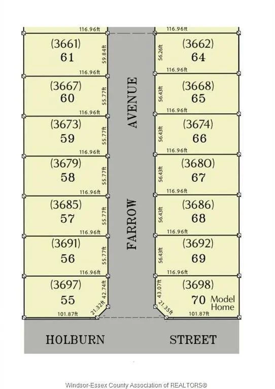 3662,3674,3673,3668,3680,3697,3691 Farrow ave