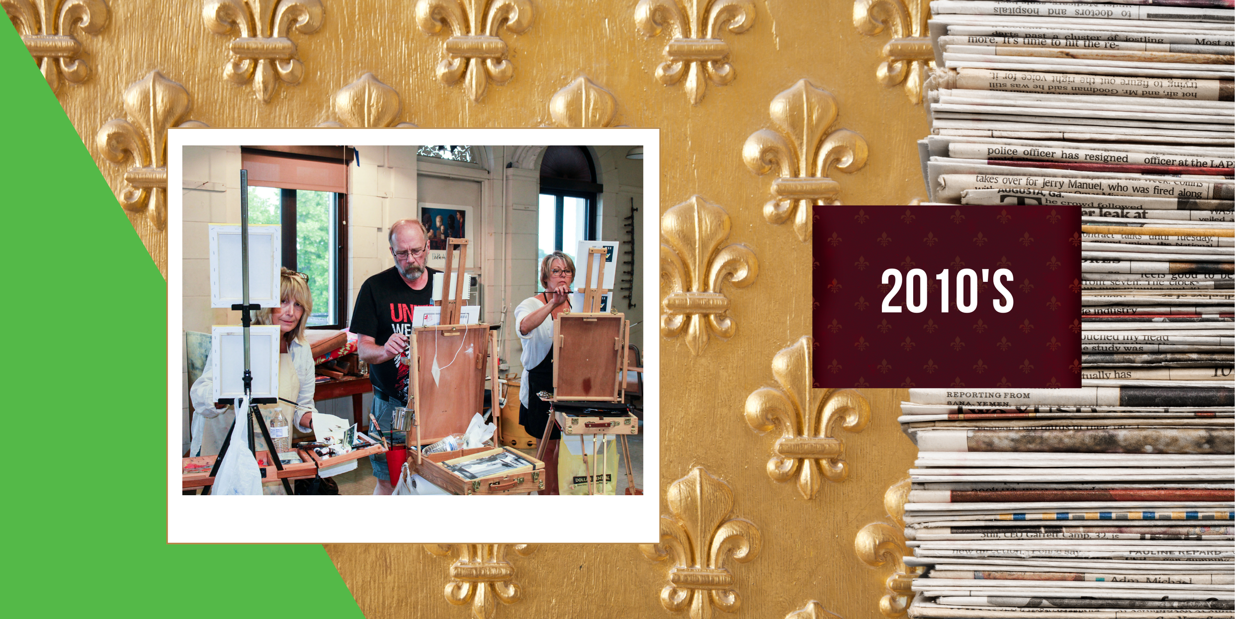 2014, November - Wes Heitzman founds Bluff Strokes under its original name: Mississippi River Art Workshops