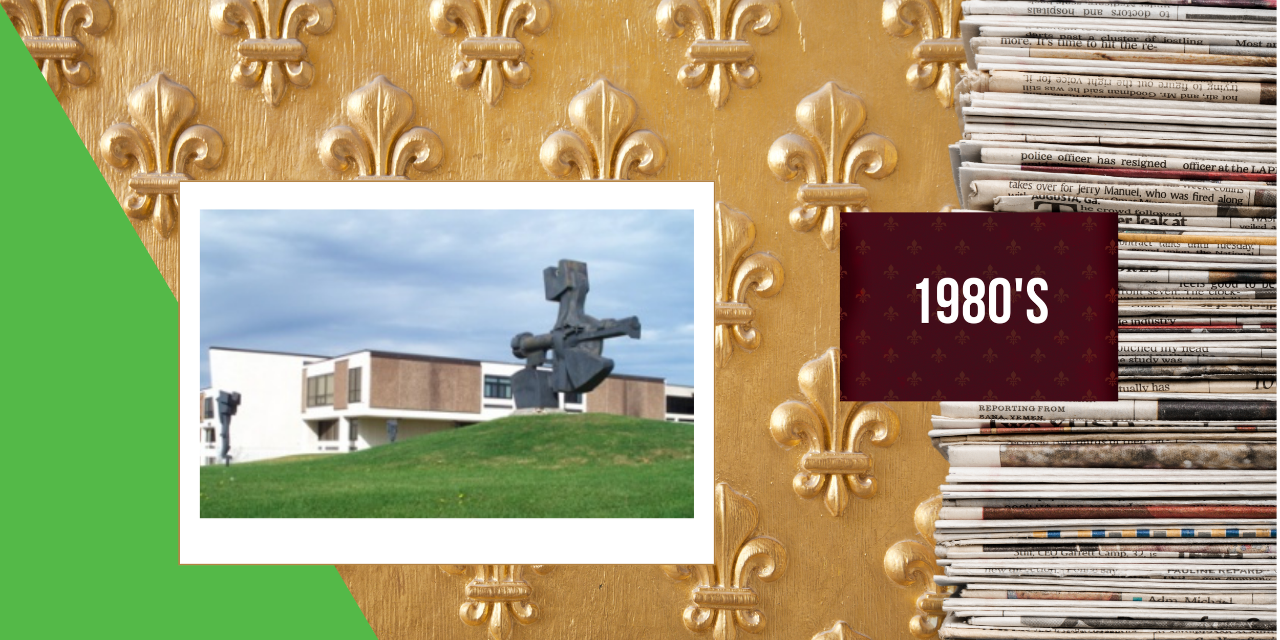 1982 - Robert T. “Tom” Gibbs, local sculptor, earns honorable mention in the Vietnam Veteran’s Memorial Design Competition