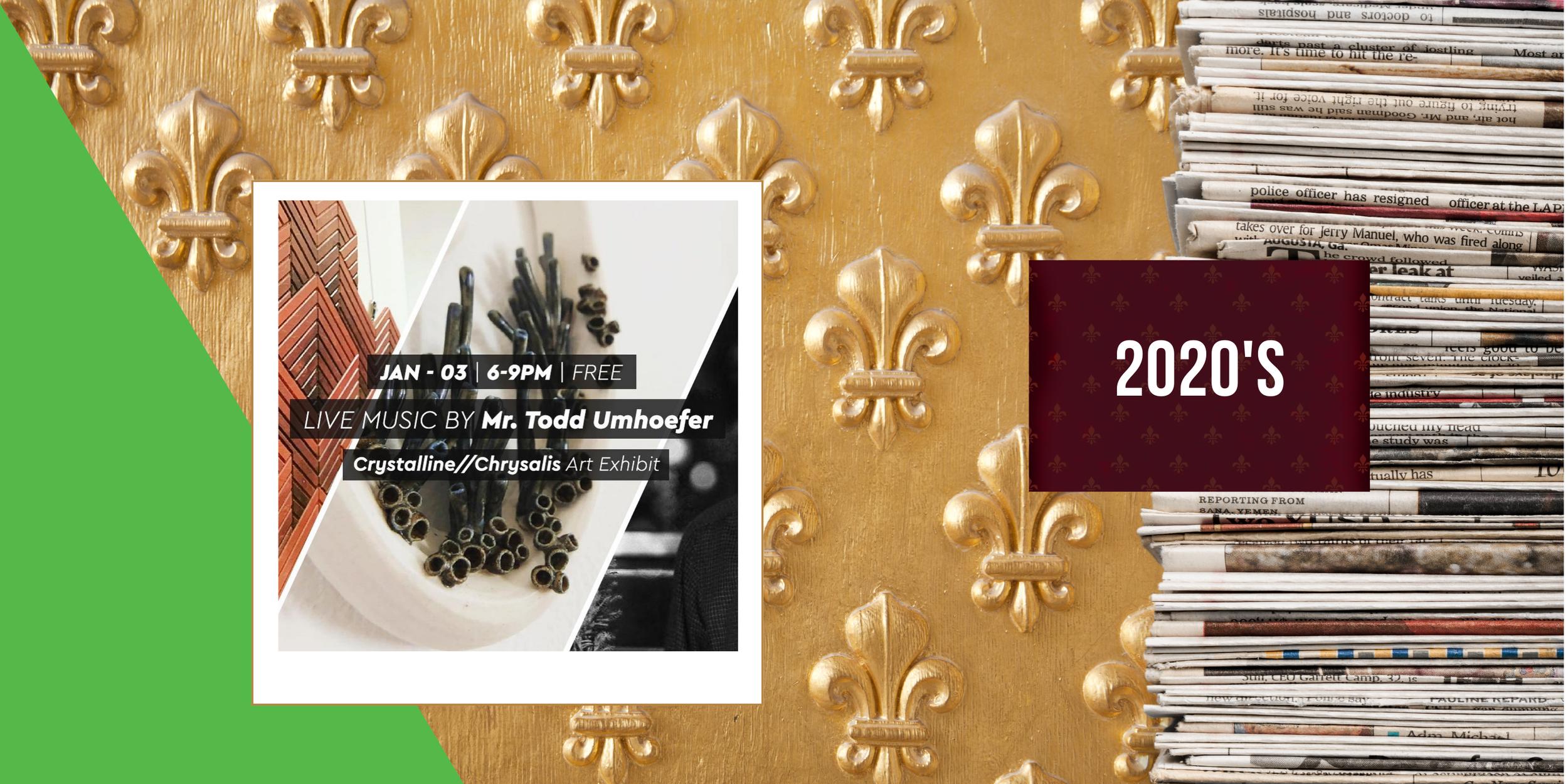 2020, January 3 - Crystalline//Chrysalis art exhibit by Courtney Diedrich and Kyle Regan at the Dubuque Area Arts Collective (DAAC)