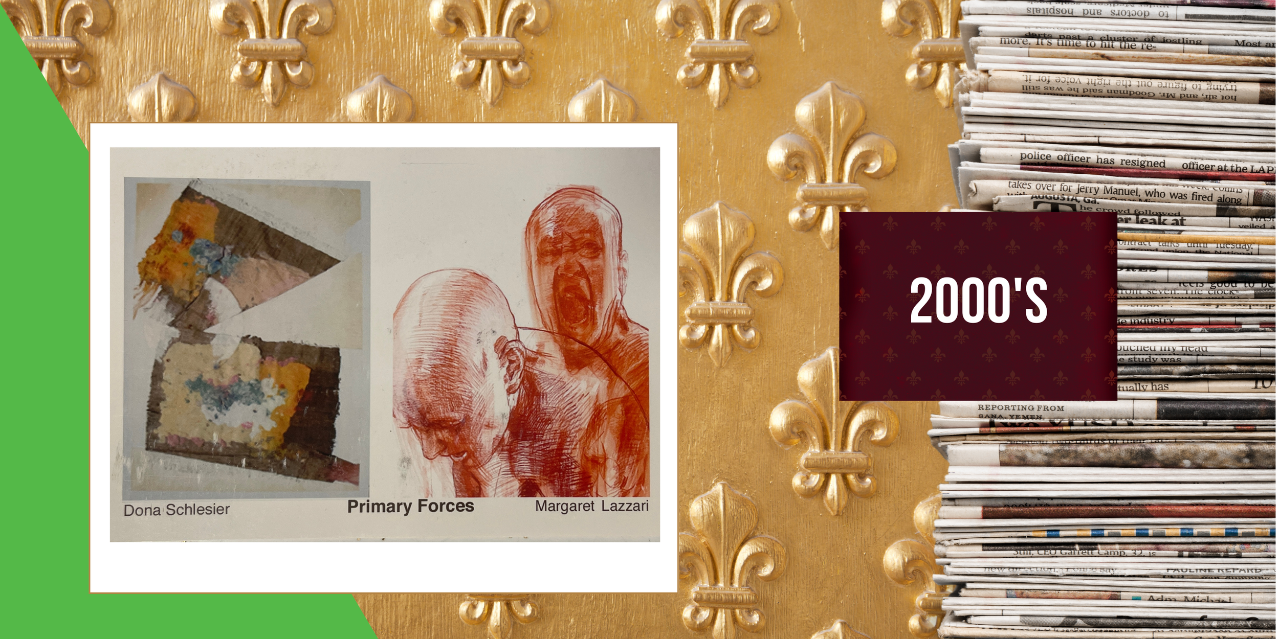 2004, October 2 - Primary Forces, an exhibition by Margaret Lazzari and Dona Schlesier