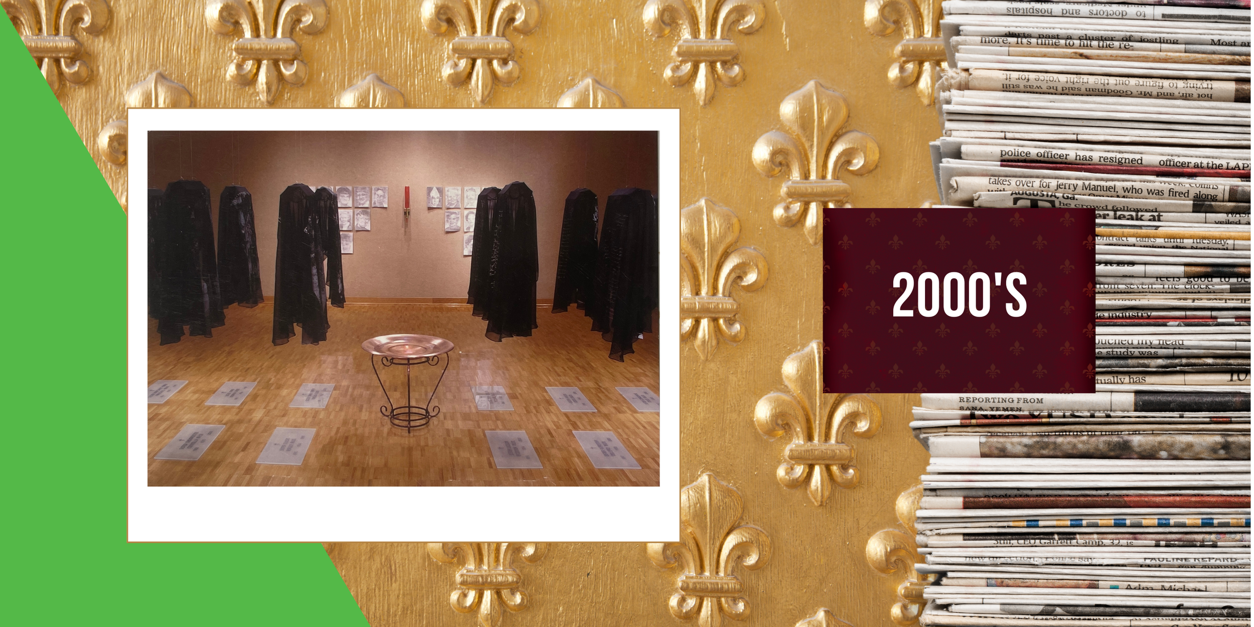 2003, August - Dear Mother, an installation by Louise Kames in Quigley Gallery, Clarke University