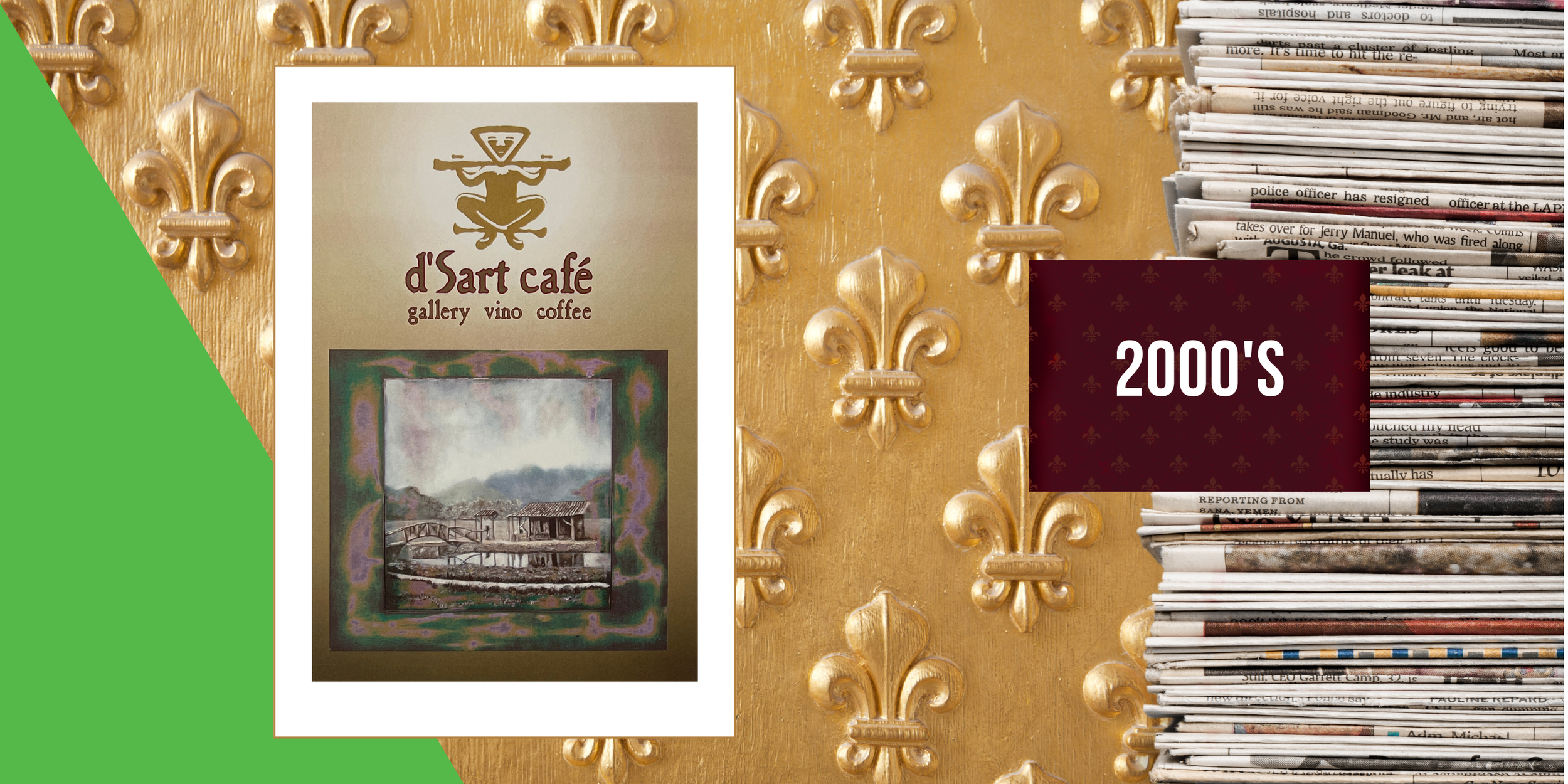 2004, December 4 - d’Sart Cafe, senior thesis BFA exhibit by Sarita Gomez at Quigley Gallery, Clarke University