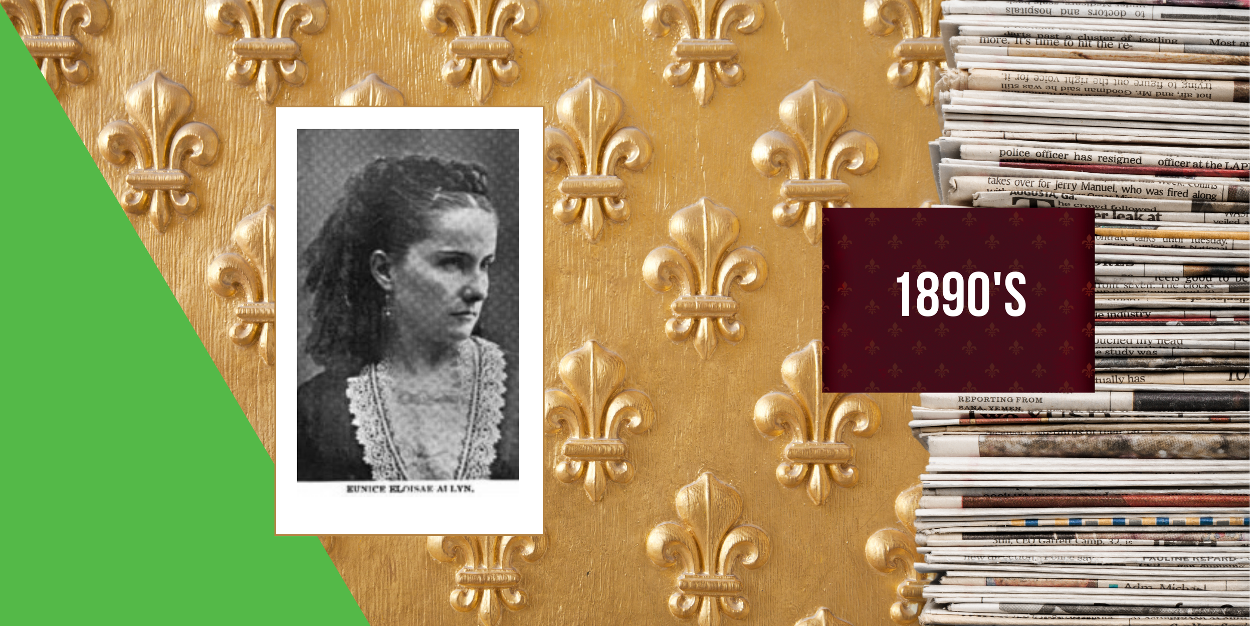 1893, November - Eunice E. Gibbs Allyn is selected to create a watercolor of the corn pavilion in the Iowa building at the World’s Fair