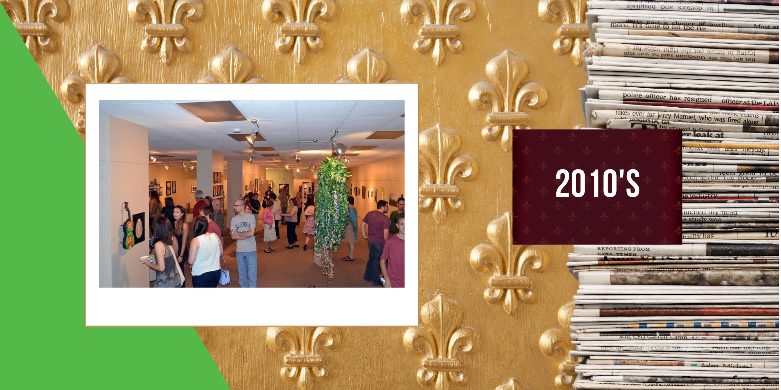 2015, September 12 - 4th Annual The Salon Art Exhibit, hosted by the Dubuque Area Arts Collective opens at Main &amp; 9th