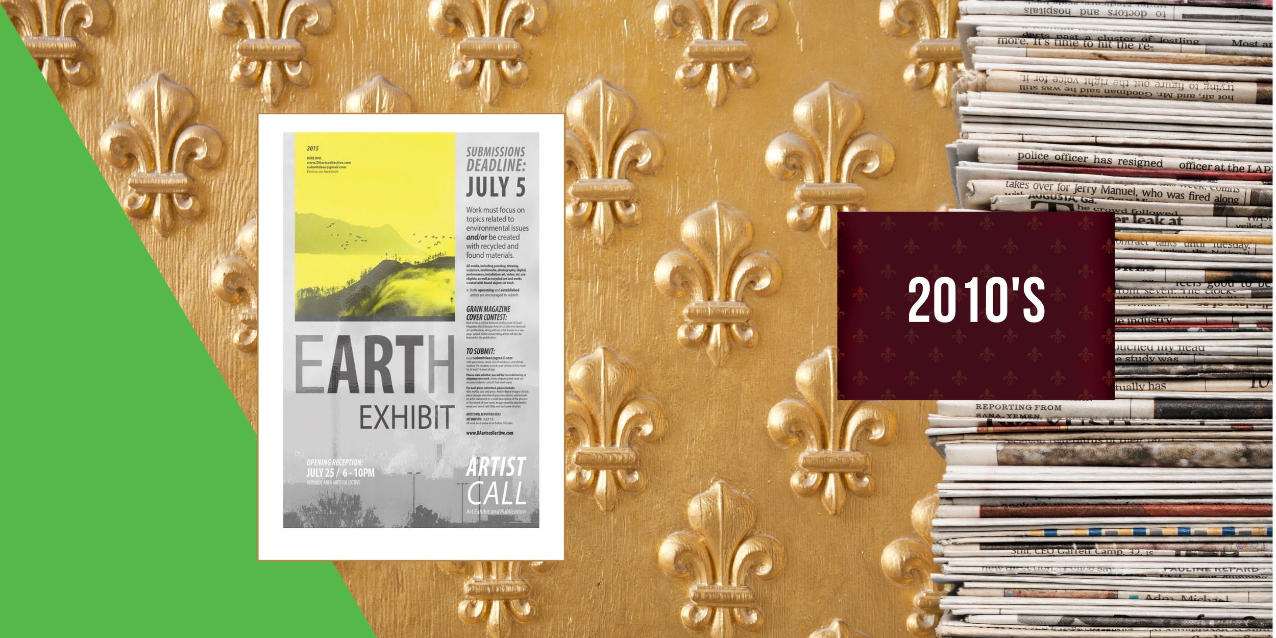 2015, July 25 - Earth Exhibit Opening Reception at the Dubuque Area Arts Collective (DAAC)
