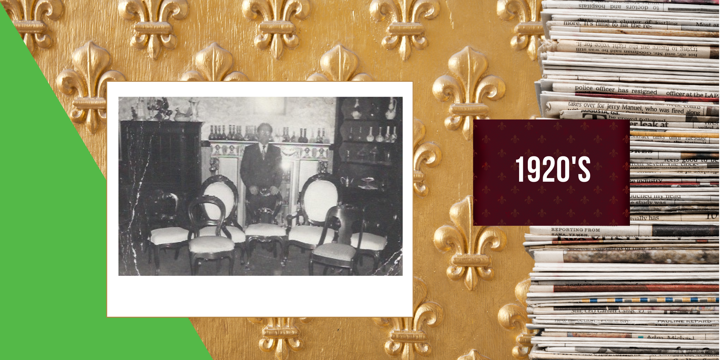 1922 - Peter G. Takos a furniture artisan and restorer, opens Peter Takos &amp; Company