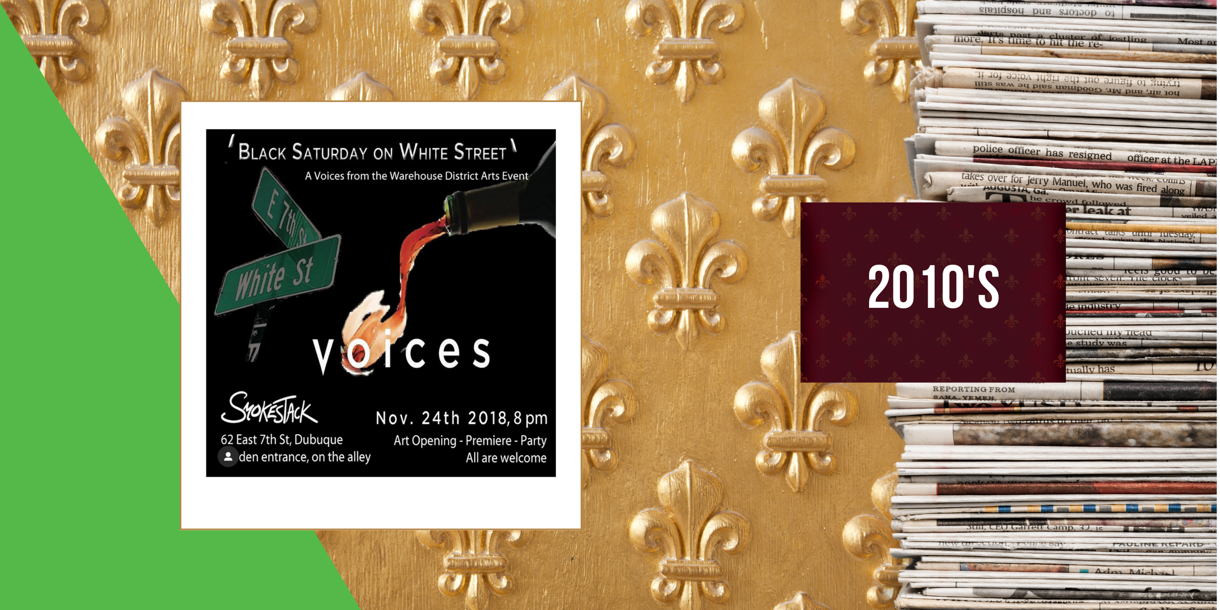 2018, November - Black Saturday on White Street - A Voices Production at The Smokestack