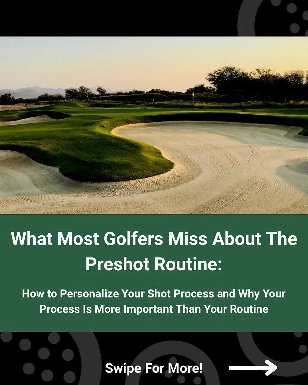 There are many components to a shot process. Here I review some missconceptions and observations I&rsquo;ve had working with players as well as some foundational principles of the @mentalgolftype program!

This is based on an article I did for @hurri