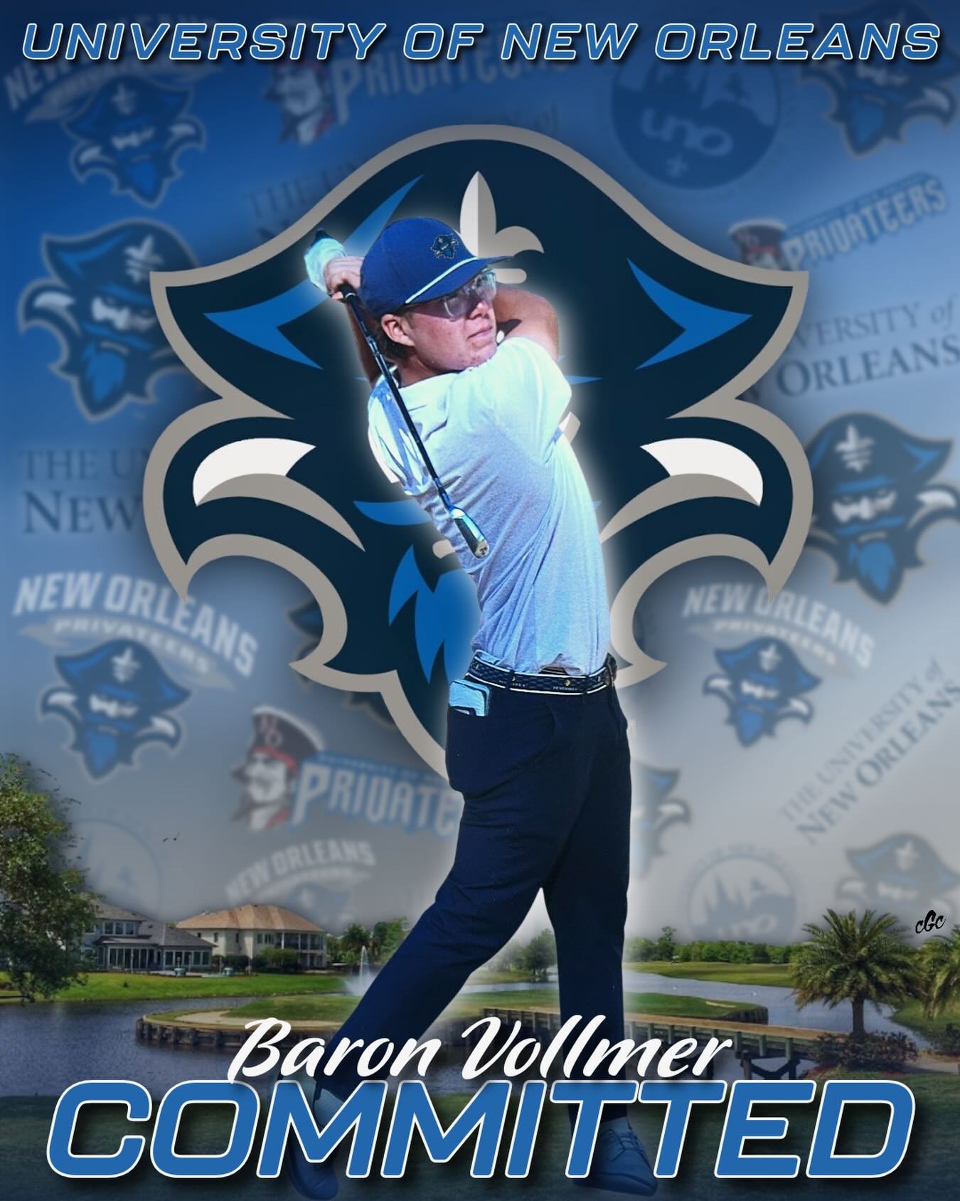 Congratulations to @_inthegolfzone student Baron Vollmer (@bvolls) for committing to the University of New Orleans! Hard work and consistency pays off! Looking forward to the next chapter! 

#golfperformance #collegesigning #inthegolfzone #golfcoachi