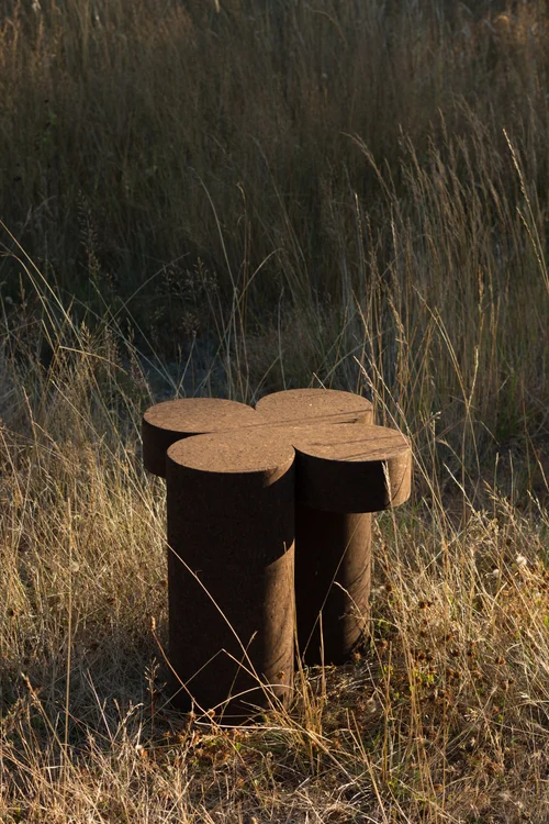 Clover Side Table Dark Brown (In Stock) by Grain