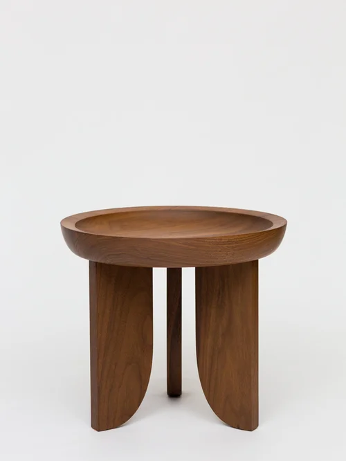 Dish Side Table Walnut by Grain