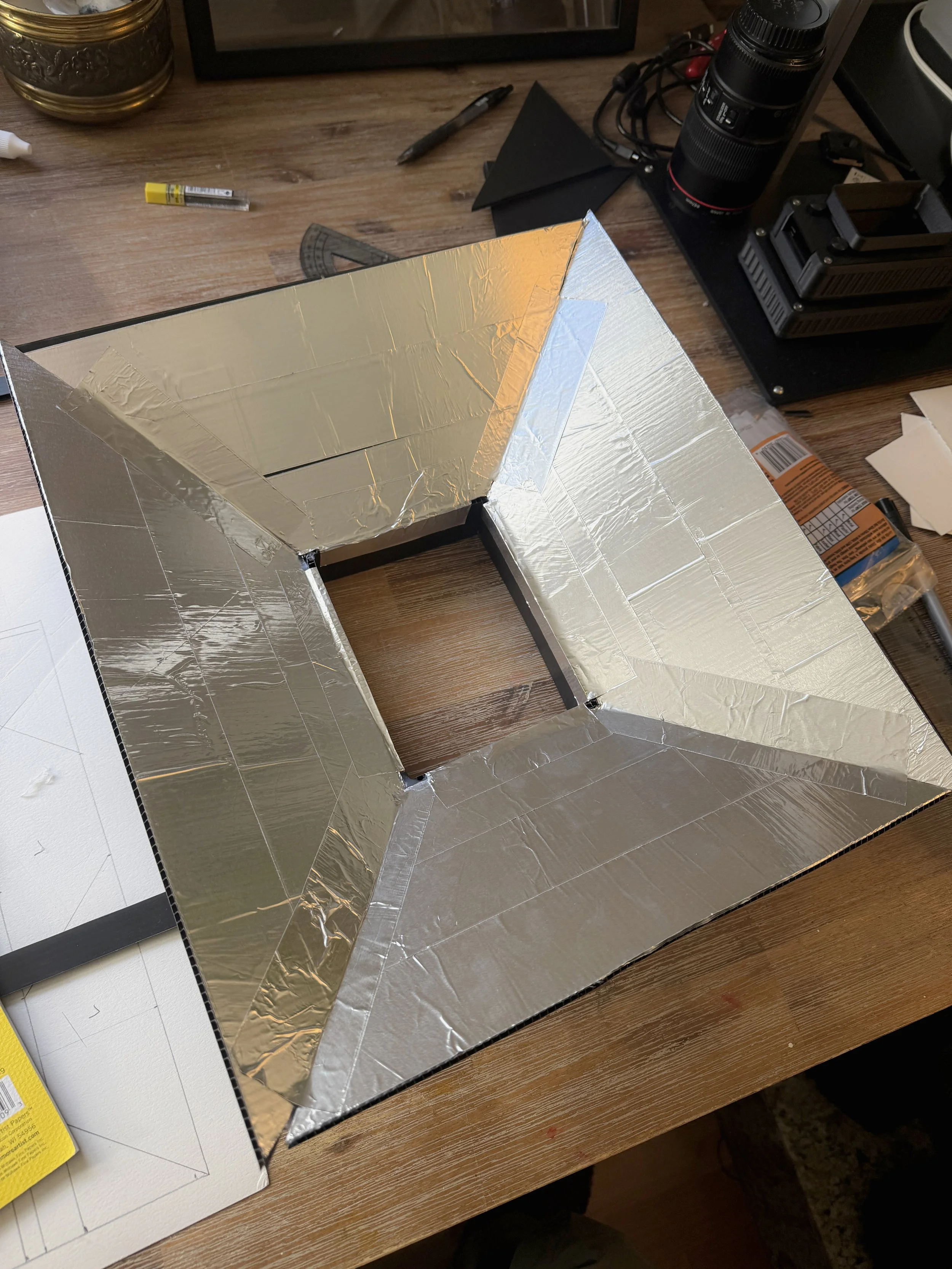 Inner panels - aluminum tape