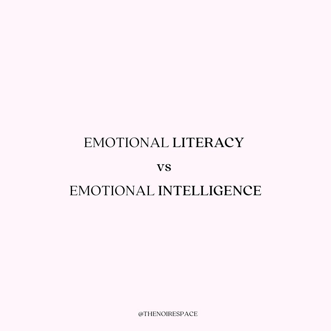 Emotional Literacy vs Emotional Intelligence🖤
These terms tend to be used interchangeably however they are actually different!

Tag someone below who would find this useful👇🏾🖤

#emotionalintelligence #emotionalliteracy #emotionalhealth #emotional