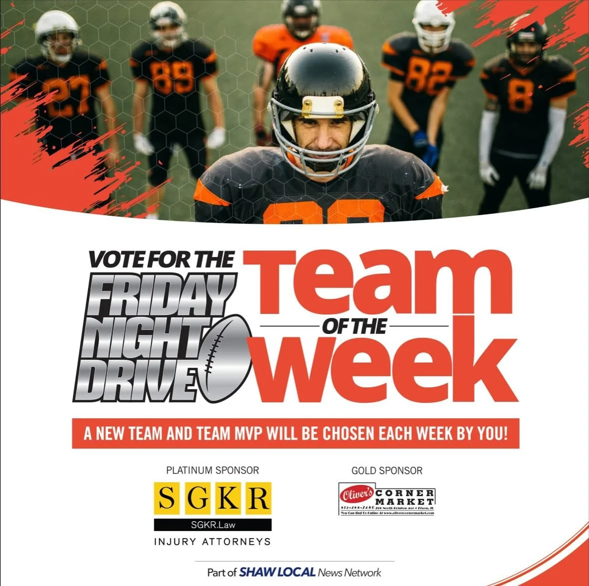 So proud of @smith.declan1 for being nominated for the Friday Night Drive Team of the Week! 🙌

Cast your vote and help him bring home the MVP championship belt! 🏆 (Link in stories and below.)

Voting ends today, Nov. 3 at 8 p.m. &mdash; every vote 