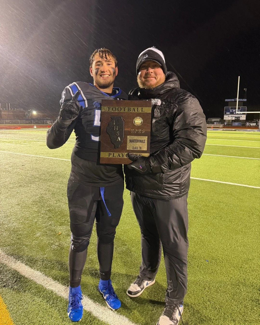 Rain, cold, and all&mdash;our whole crew showed up for this one.

Watching Declan (@smith.declan1)and the @scnfootball boys fight their way to the quarterfinals was pure joy.

So proud of this team, their grit, and the heart they play with every sing