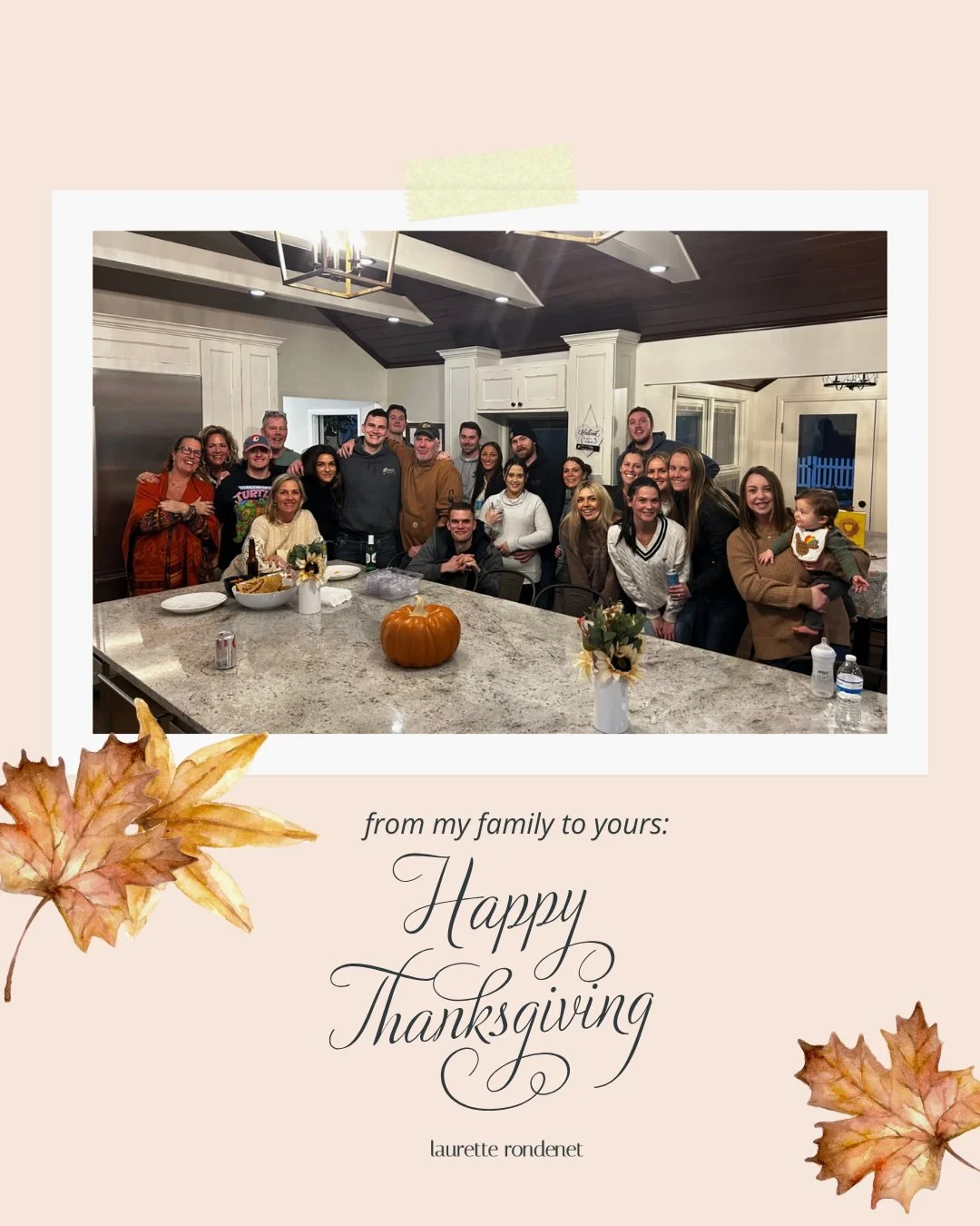 From my family to yours: Happy Thanksgiving!