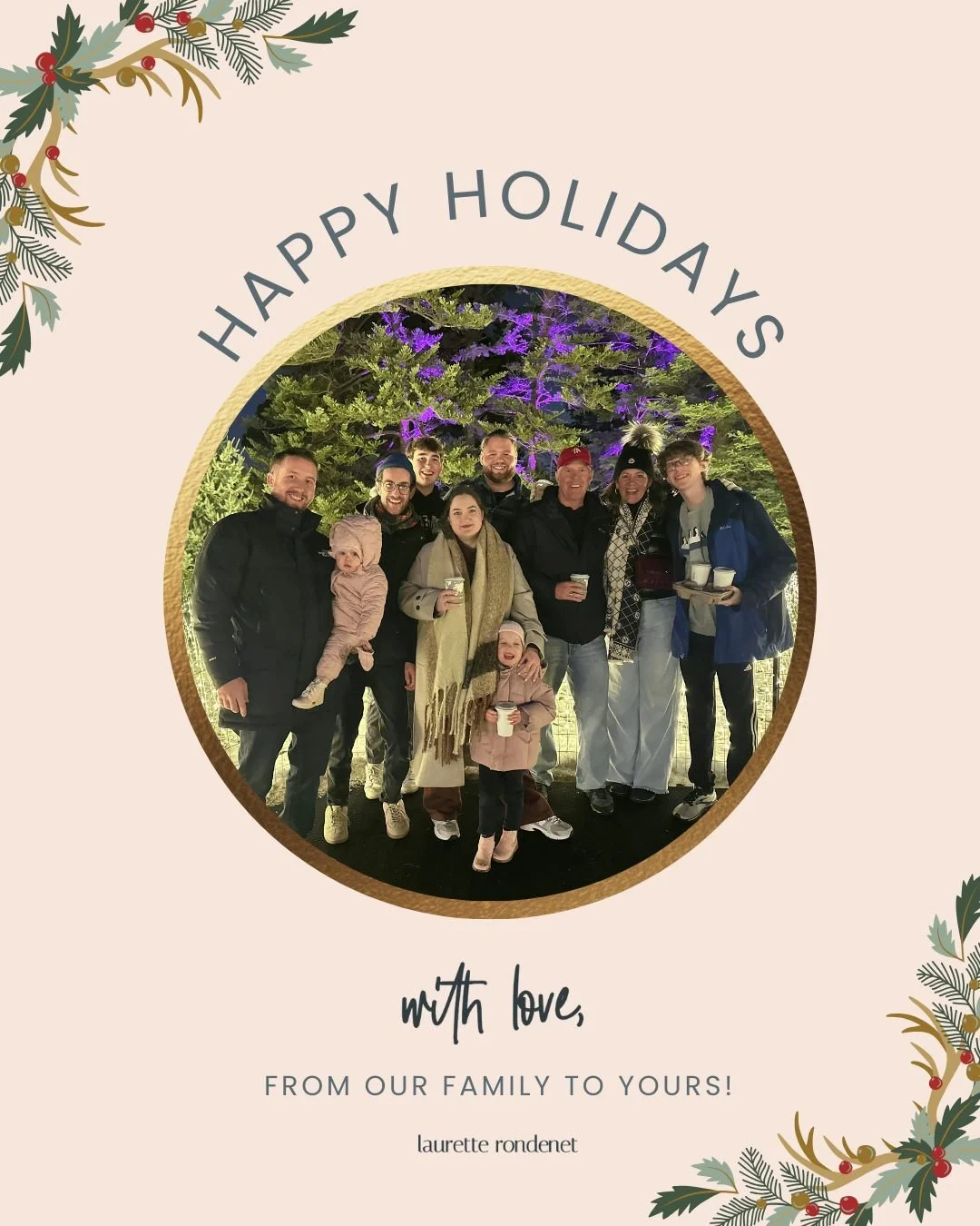 Happy Holidays from our family to yours! 🎄🎁❄️ ⛄